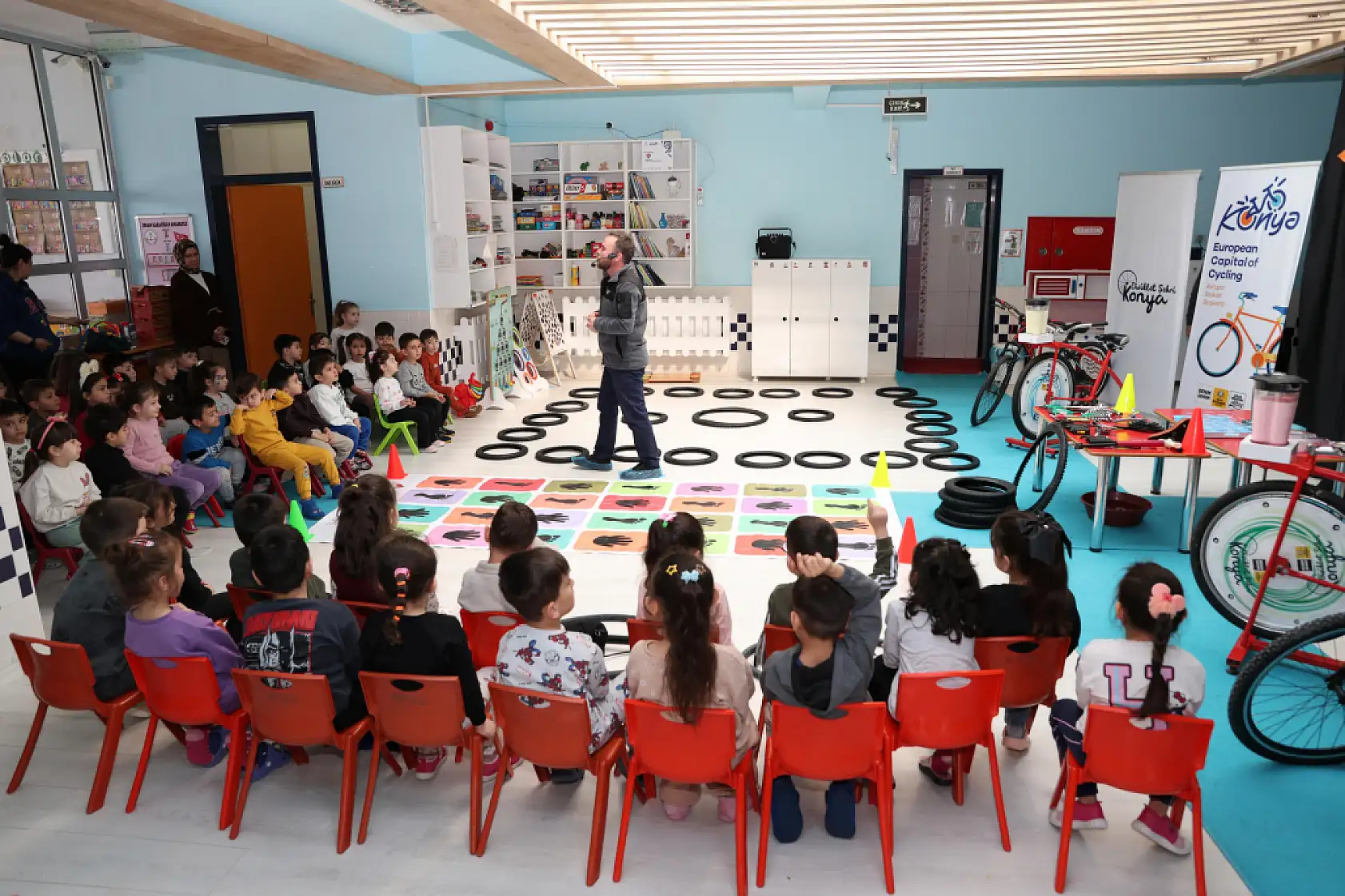 Konya'da minik pedallara büyük eğitim
