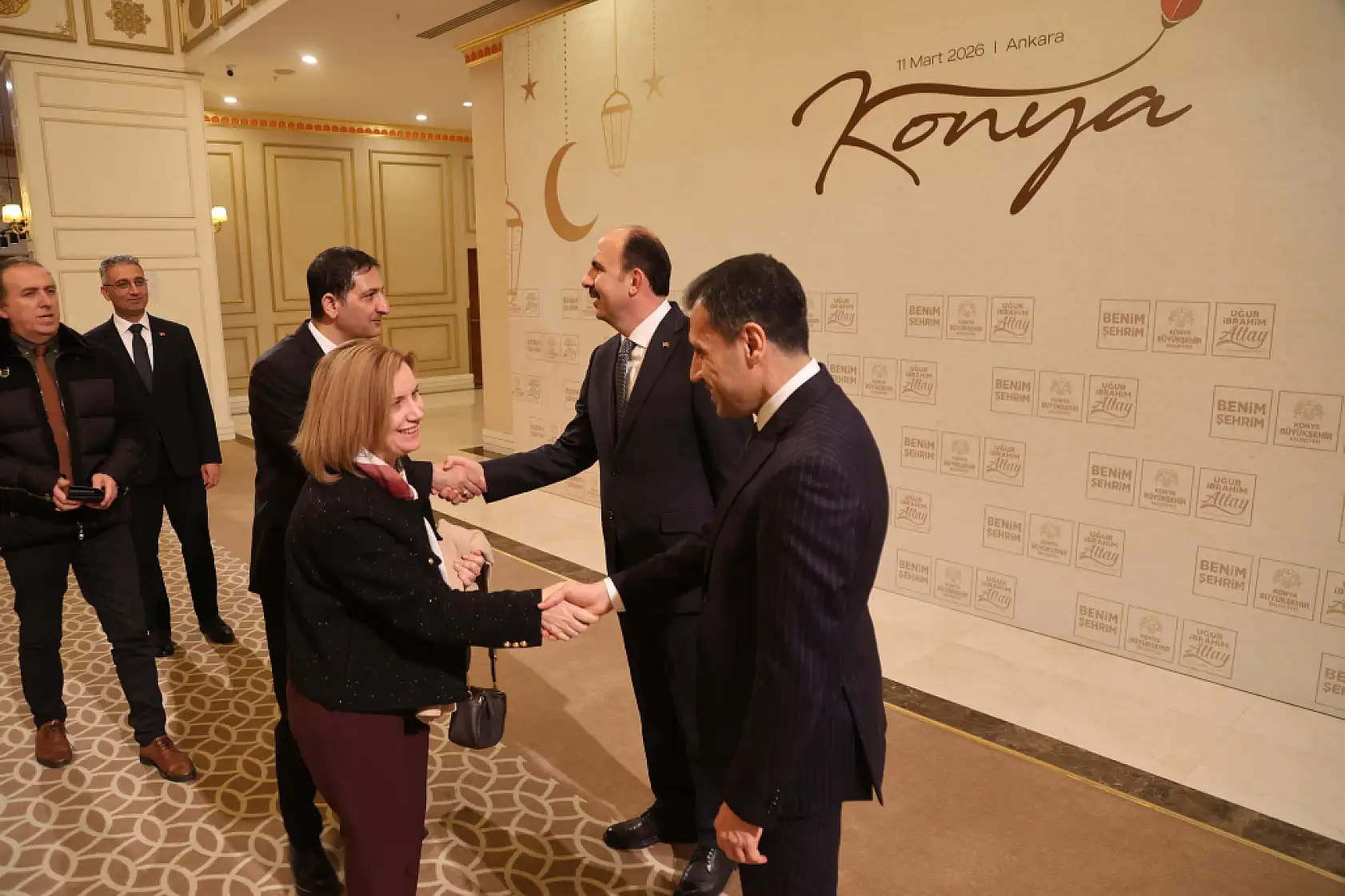 Konyalı bürokratlar Ankara'da aynı sofrada buluştu