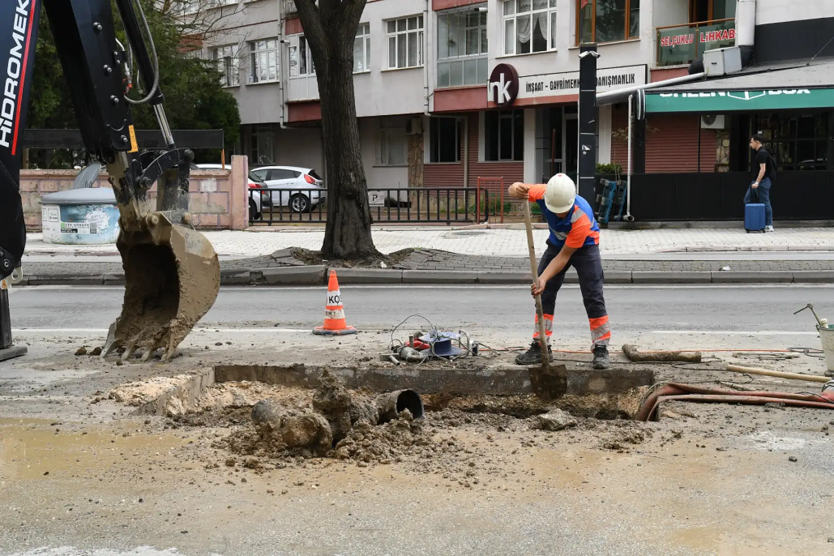 Konya'da su hattına dev dokunuş