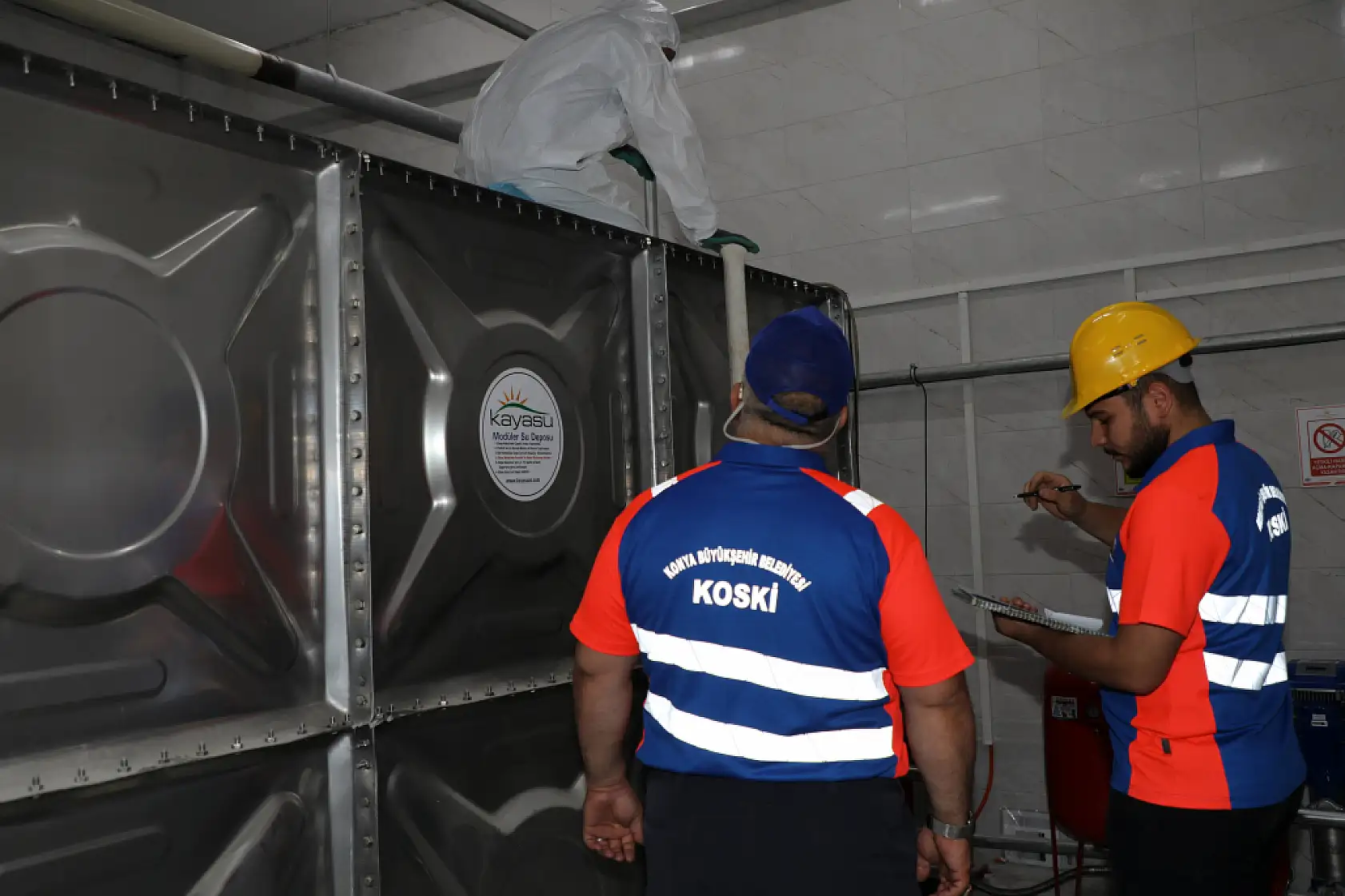 Konya'da su depolarına sıkı denetim: KOSKİ'den 6 ayda bir temizlik uyarısı