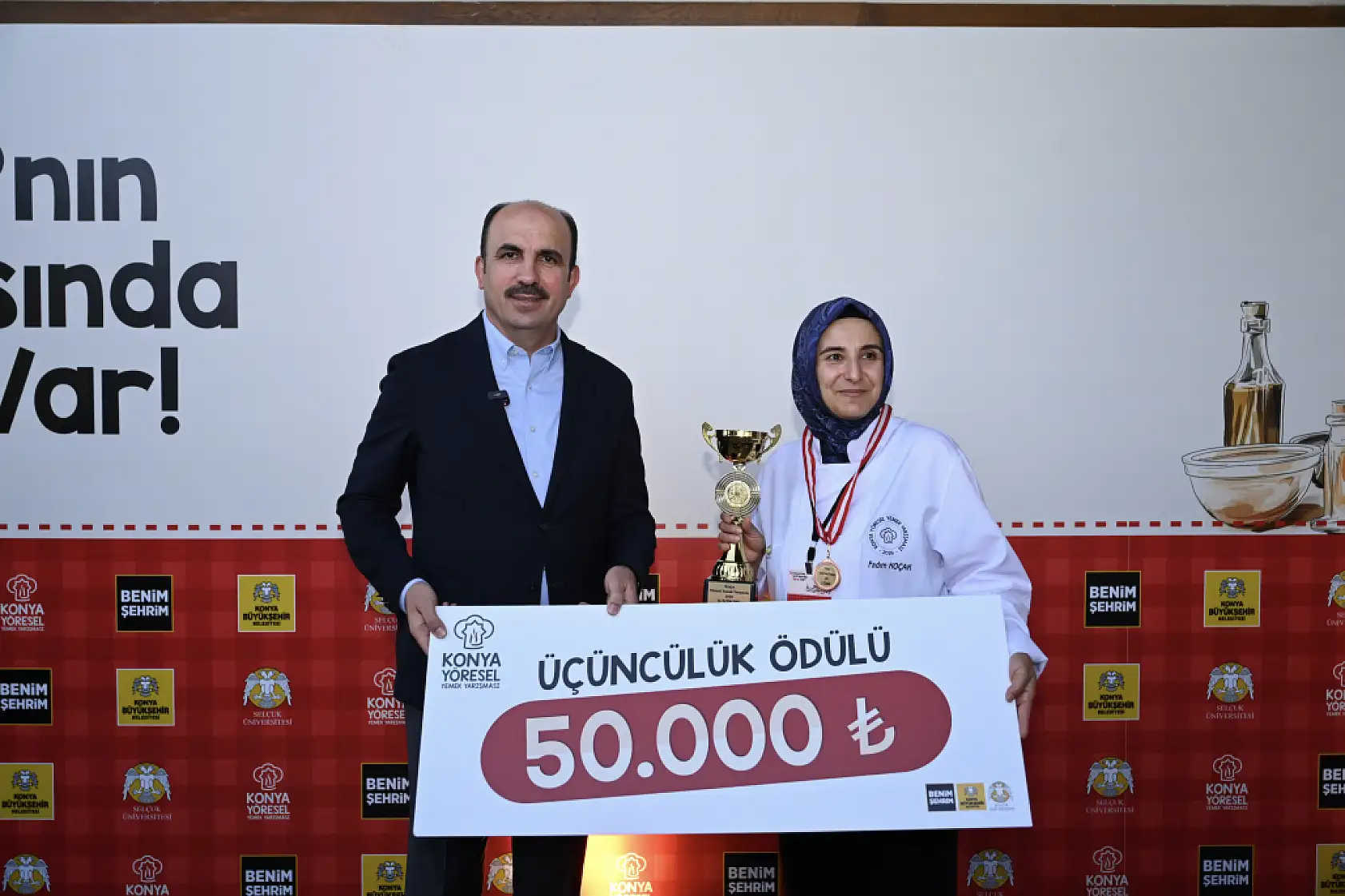 Konya'nın yöresel lezzetleri görücüye çıktı! Büyük ödül sahibini buldu