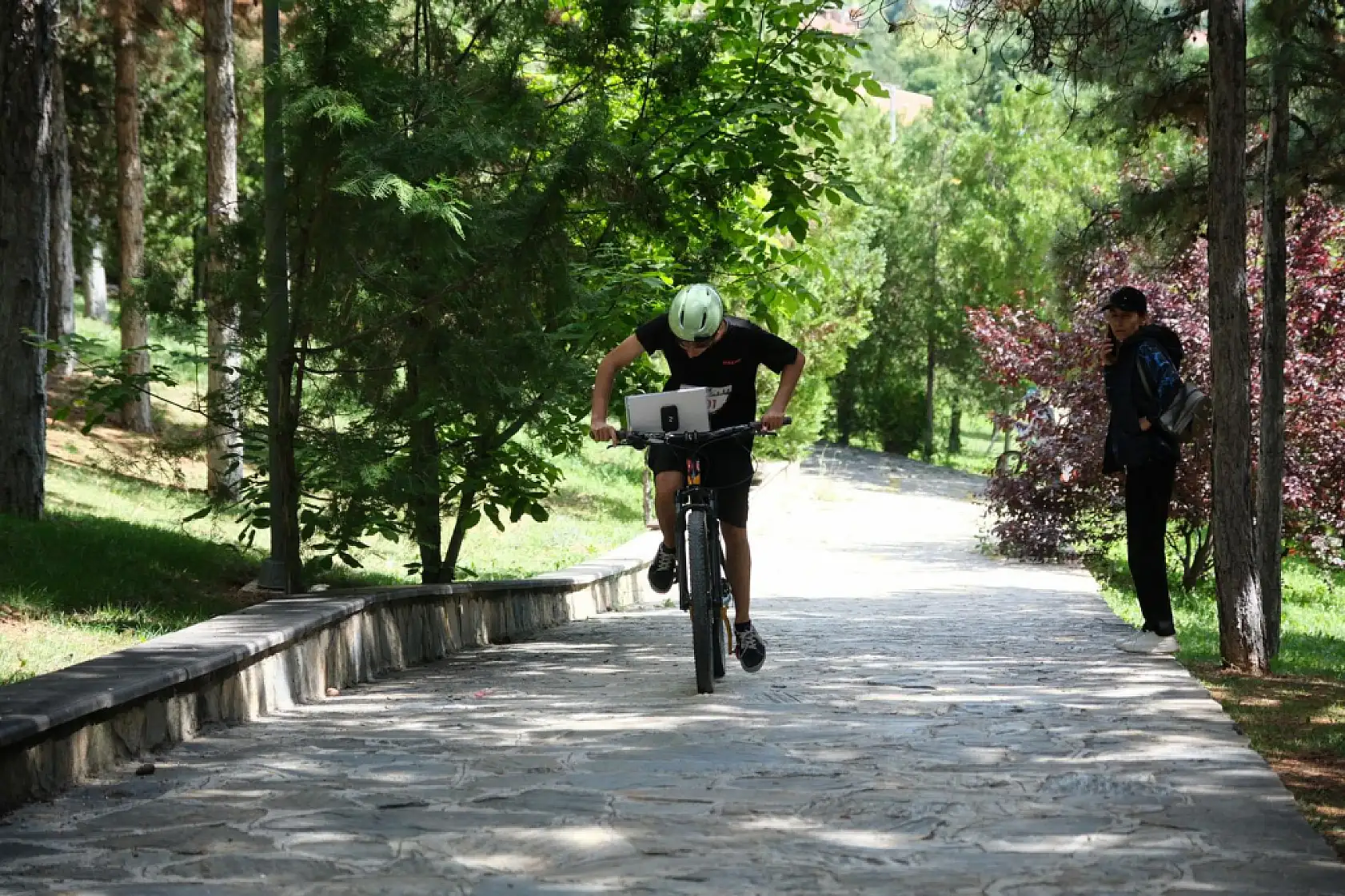 Konya'da pedallar bu kez haritalar için çevrildi