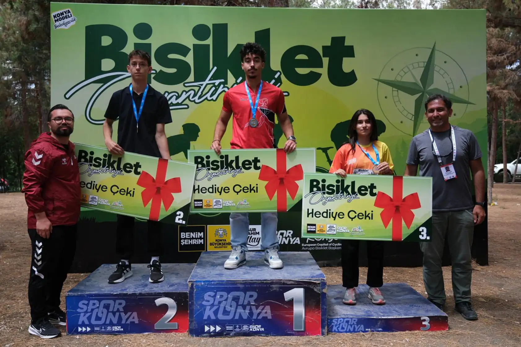 Konya'da pedallar bu kez haritalar için çevrildi