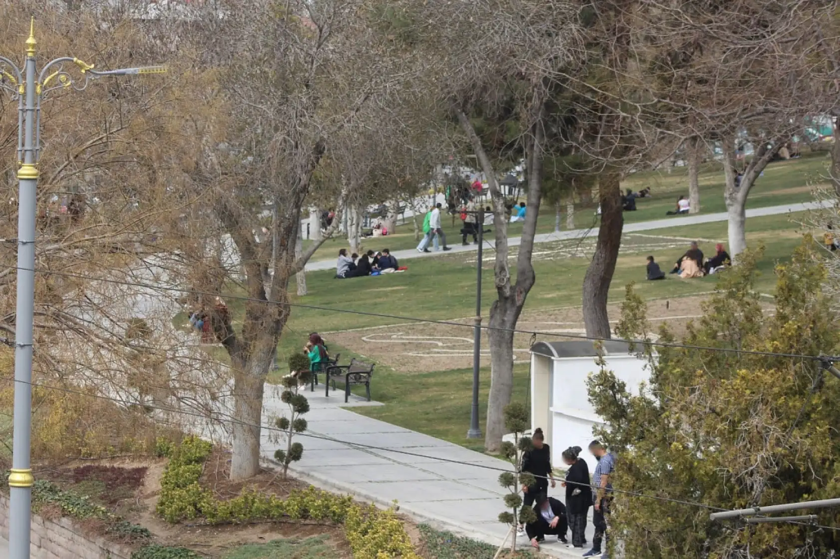 Konyalılar, Alaaddin Tepesi'nde baharın tadını çıkarıyor