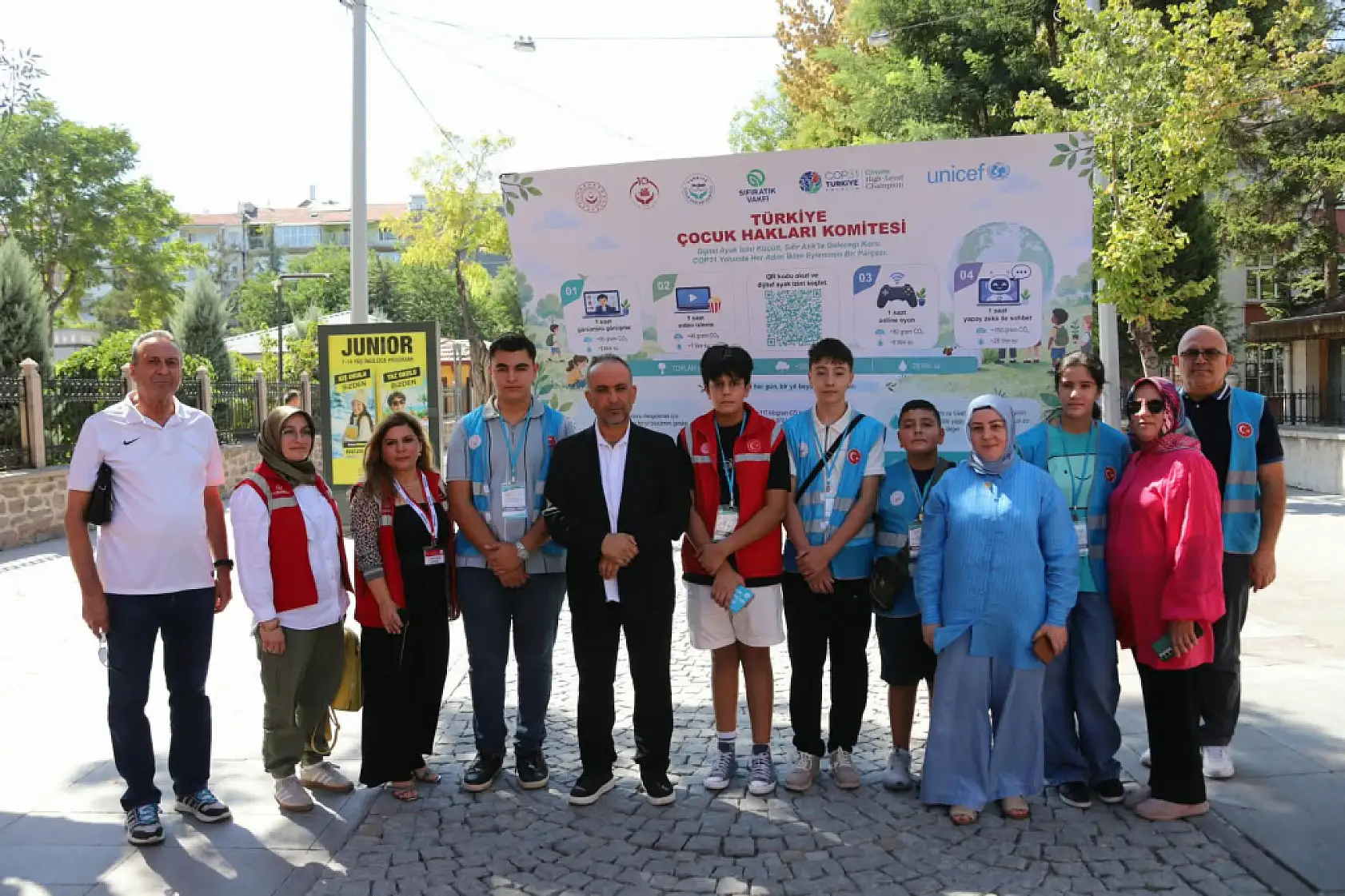 Konya'da COP31 kapsamında dikkat çeken etkinlik! Çocuklar geleceğe mesaj bıraktı