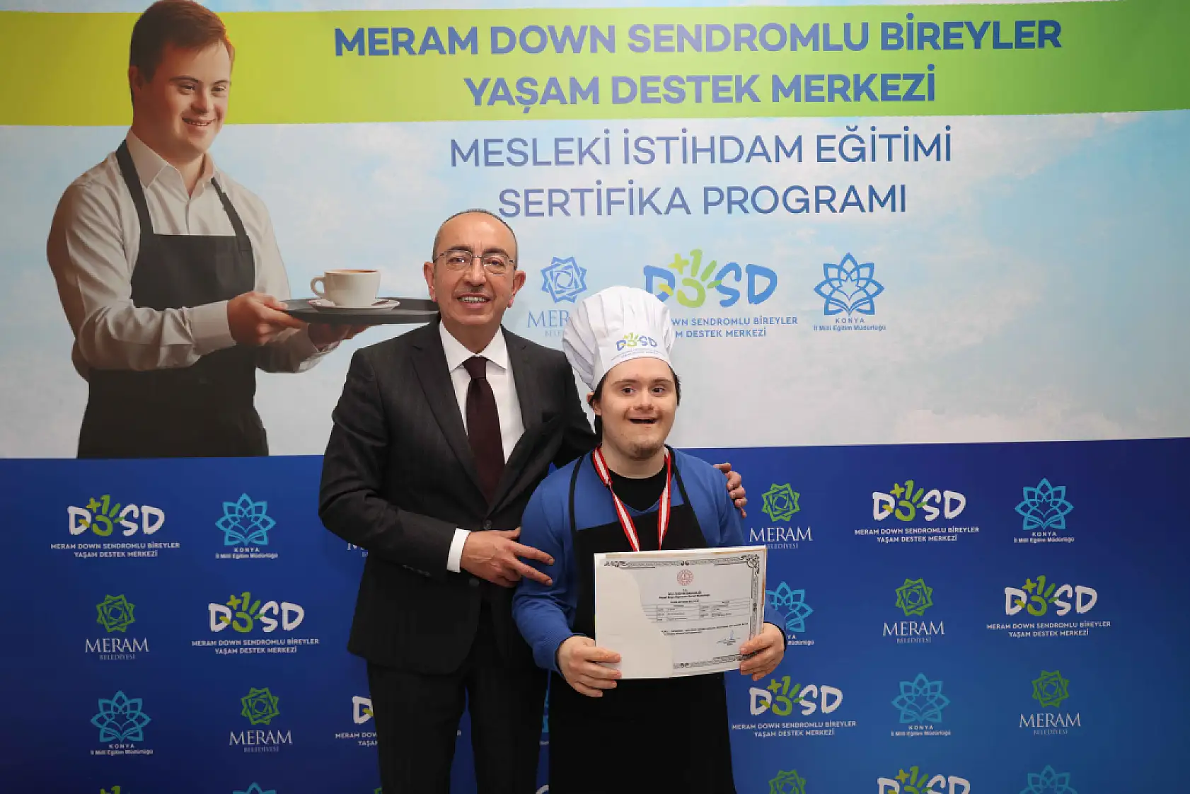 DOSD Meram'da ilk mezuniyet heyecanı yaşandı