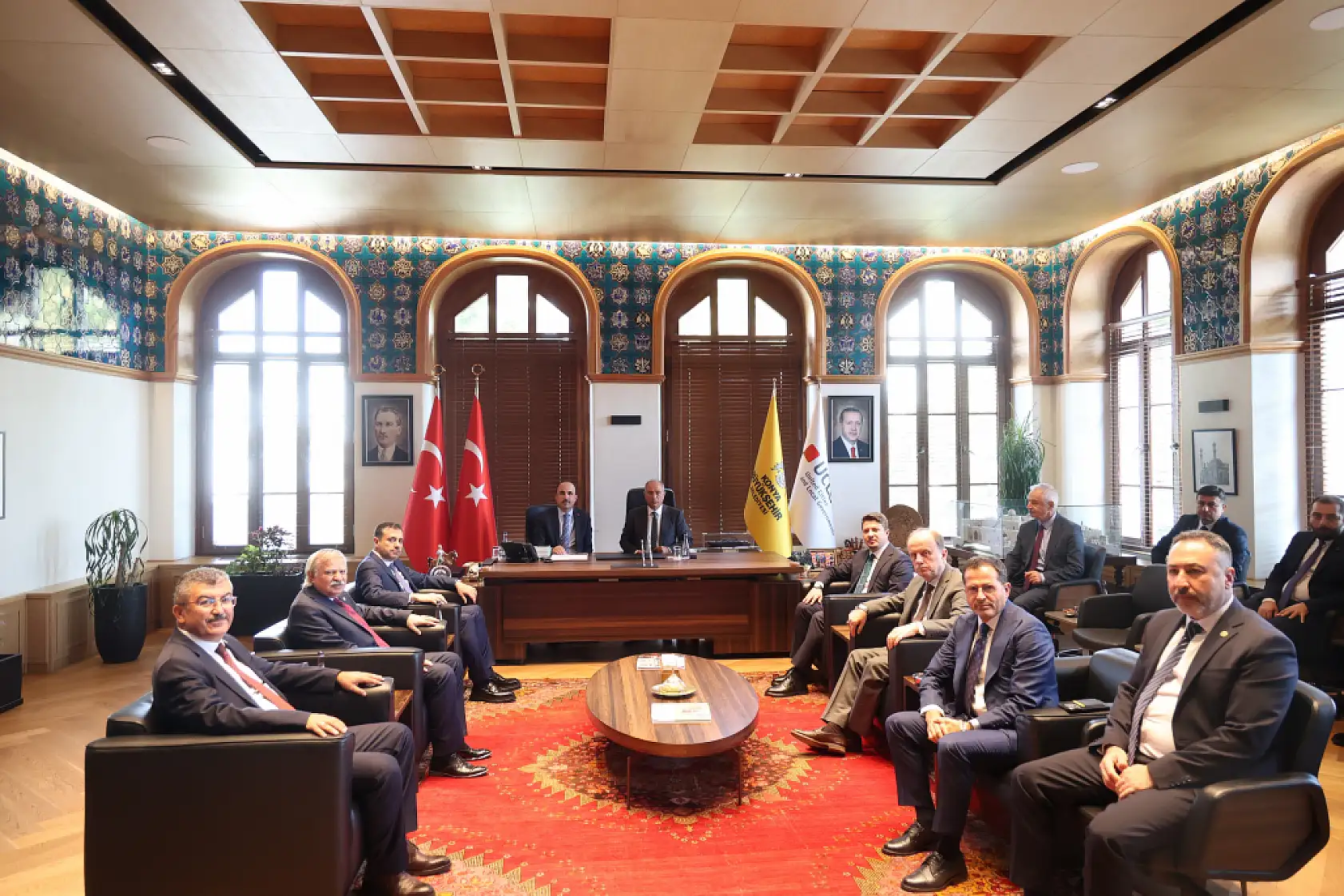 Efkan Ala'dan Konya Büyükşehir'e ziyaret: 'Çalışmaları yakından takip ediyoruz'