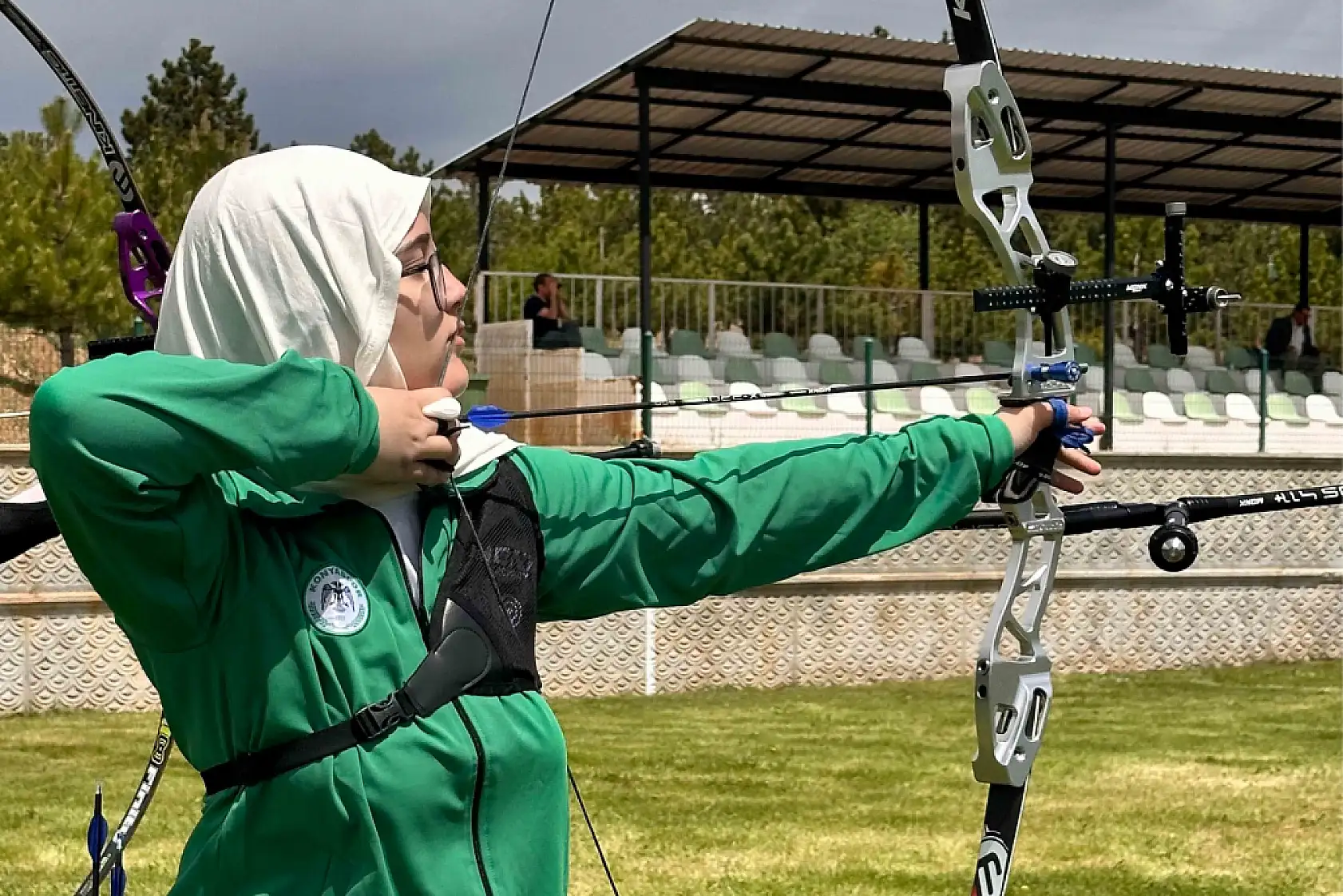 Konya'da oklar hedefi, madalyalar sahiplerini buldu