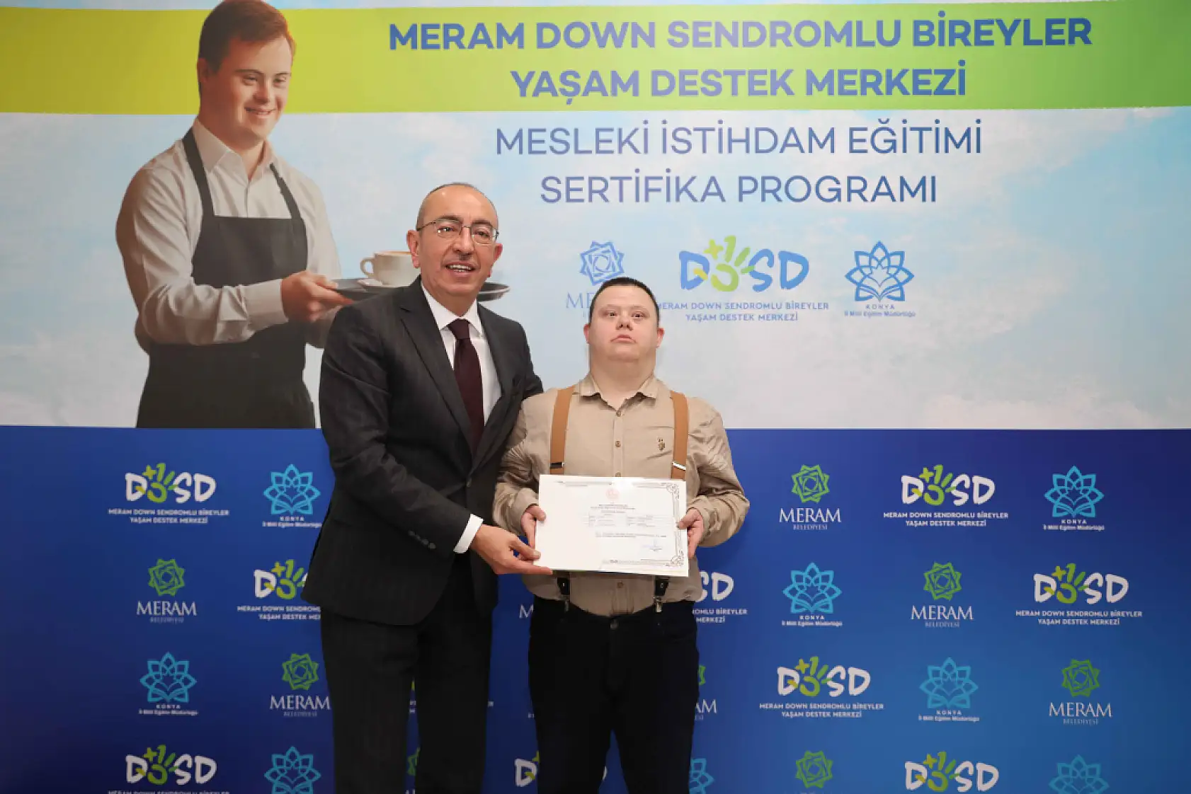DOSD Meram'da ilk mezuniyet heyecanı yaşandı