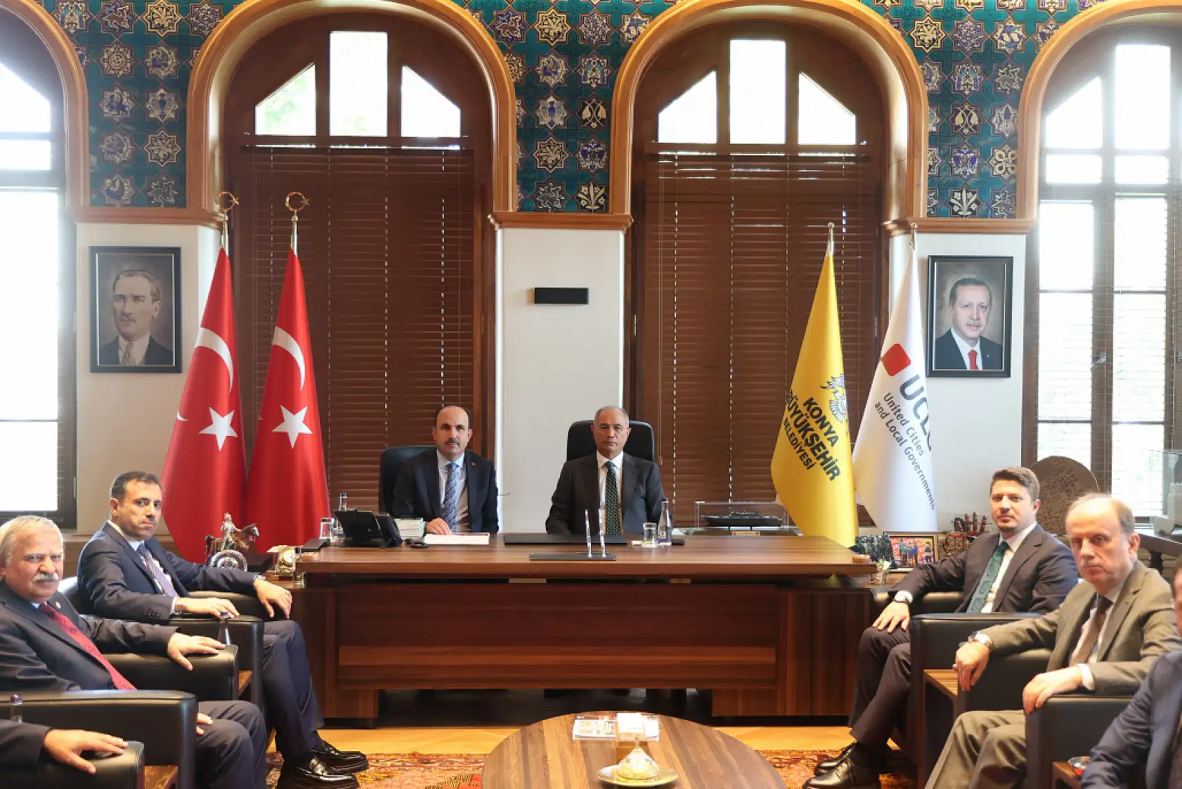 Efkan Ala'dan Konya Büyükşehir'e ziyaret: 'Çalışmaları yakından takip ediyoruz'