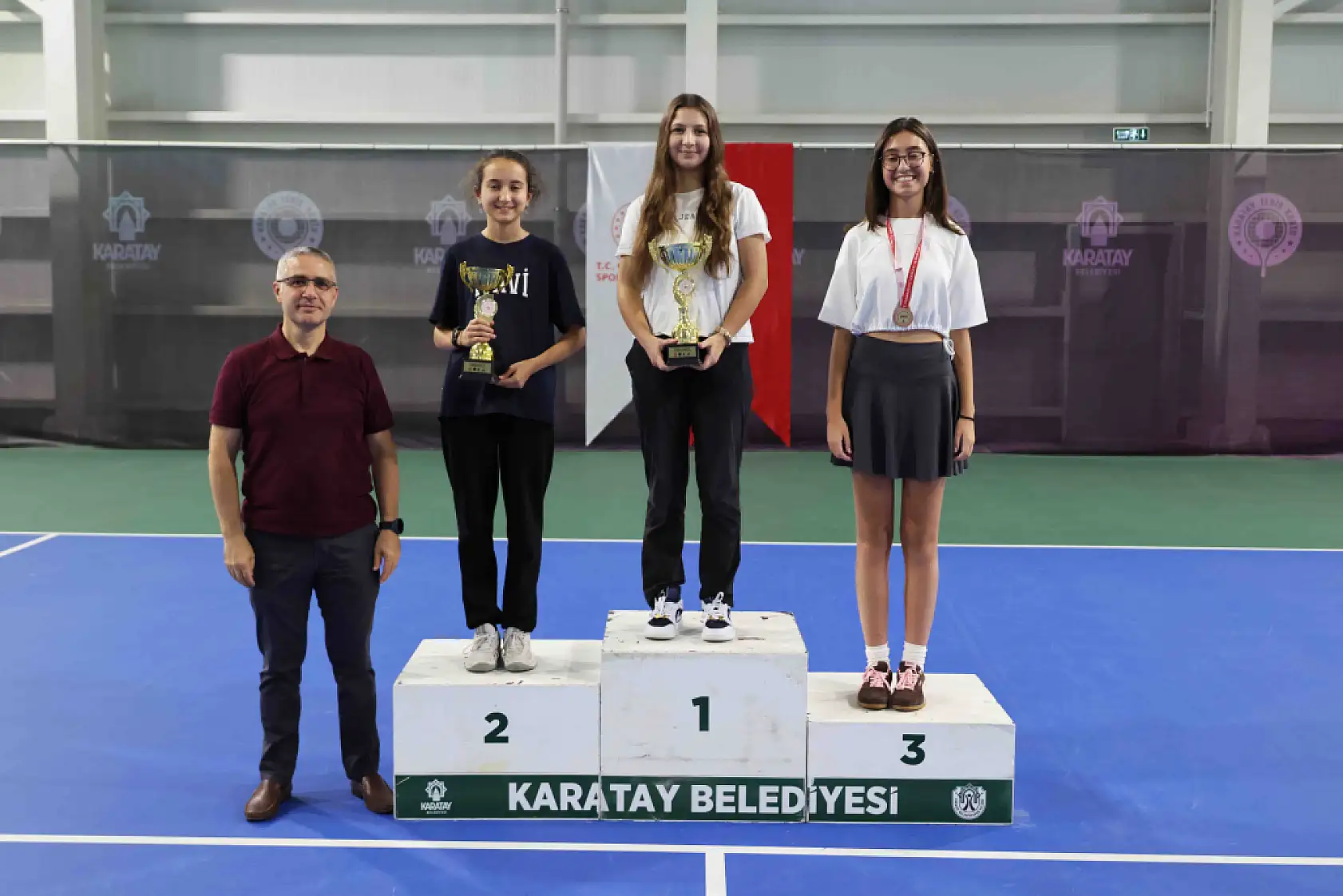 Konya'da genç raketlerin zaferi! Şampiyonlar belli oldu