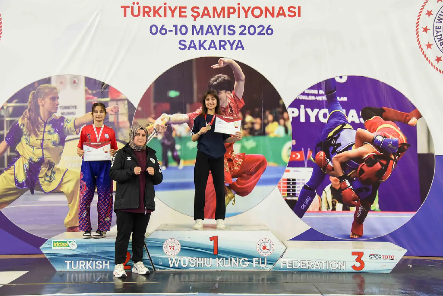 Konya'nın sporcuları Wushu'da rakip tanımadı