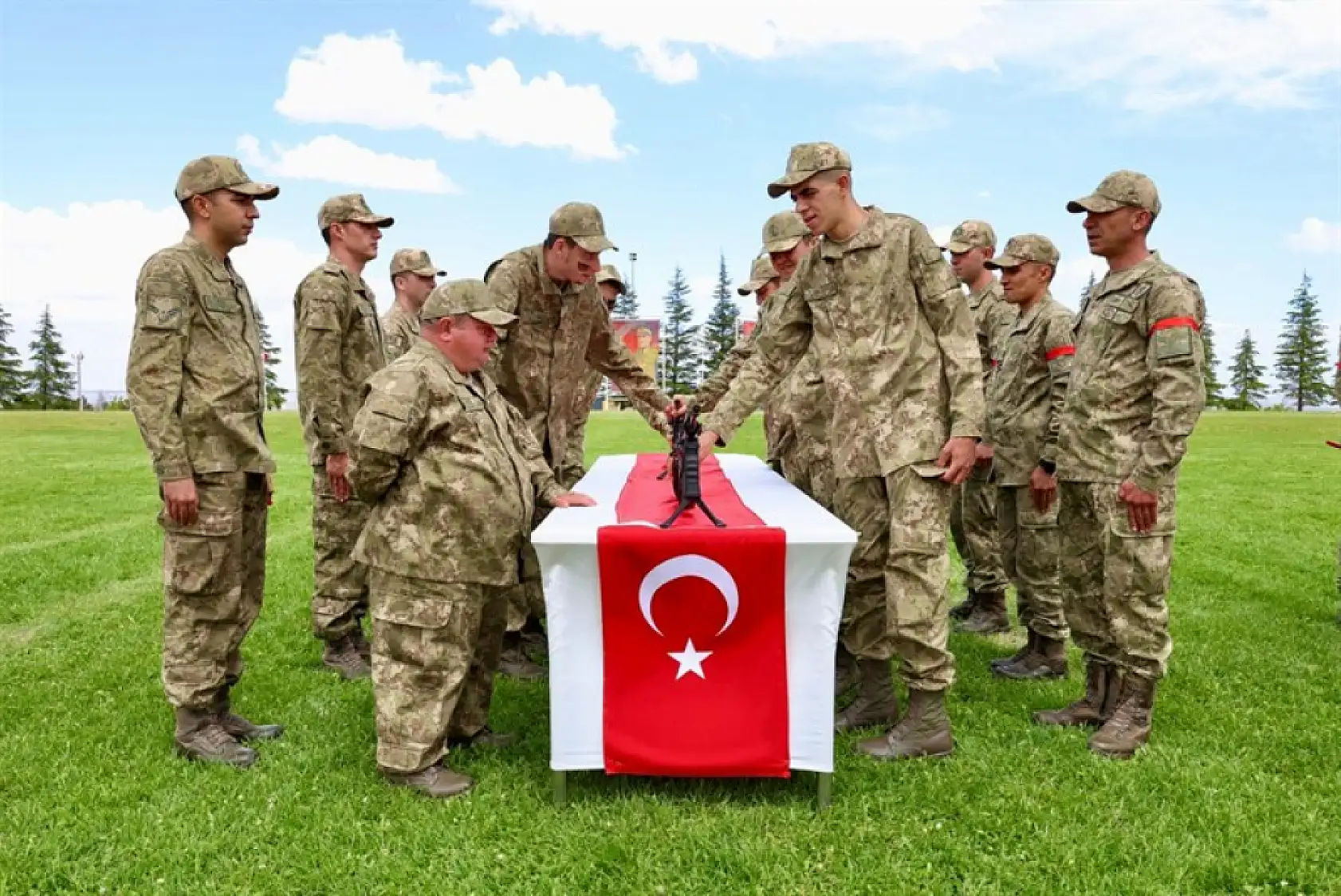 Konya temsili askerlik gururu yaşadı: 35 özel birey yemin etti
