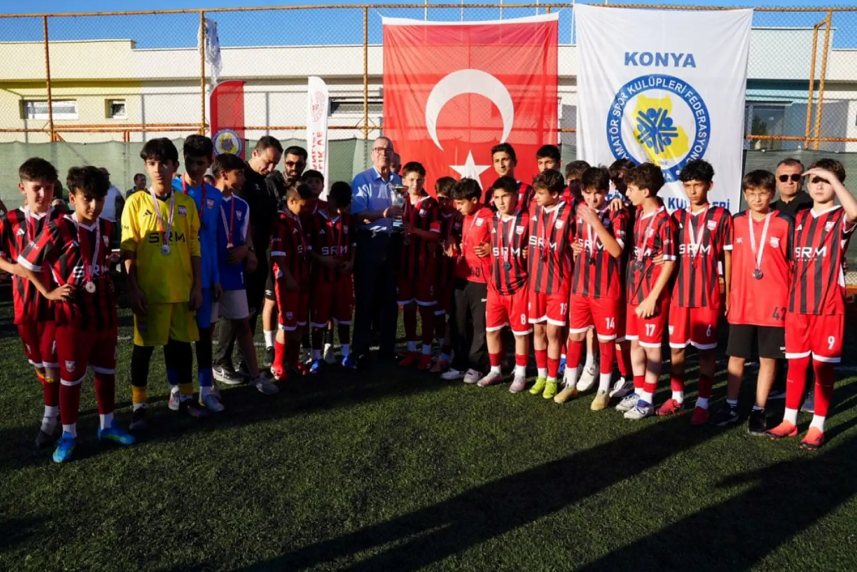 Konya'da U11, U12 ve U13 futbol ligleri şenlik havasında sona erdi: 145 Takım, 528 Maç, 3 Şampiyon