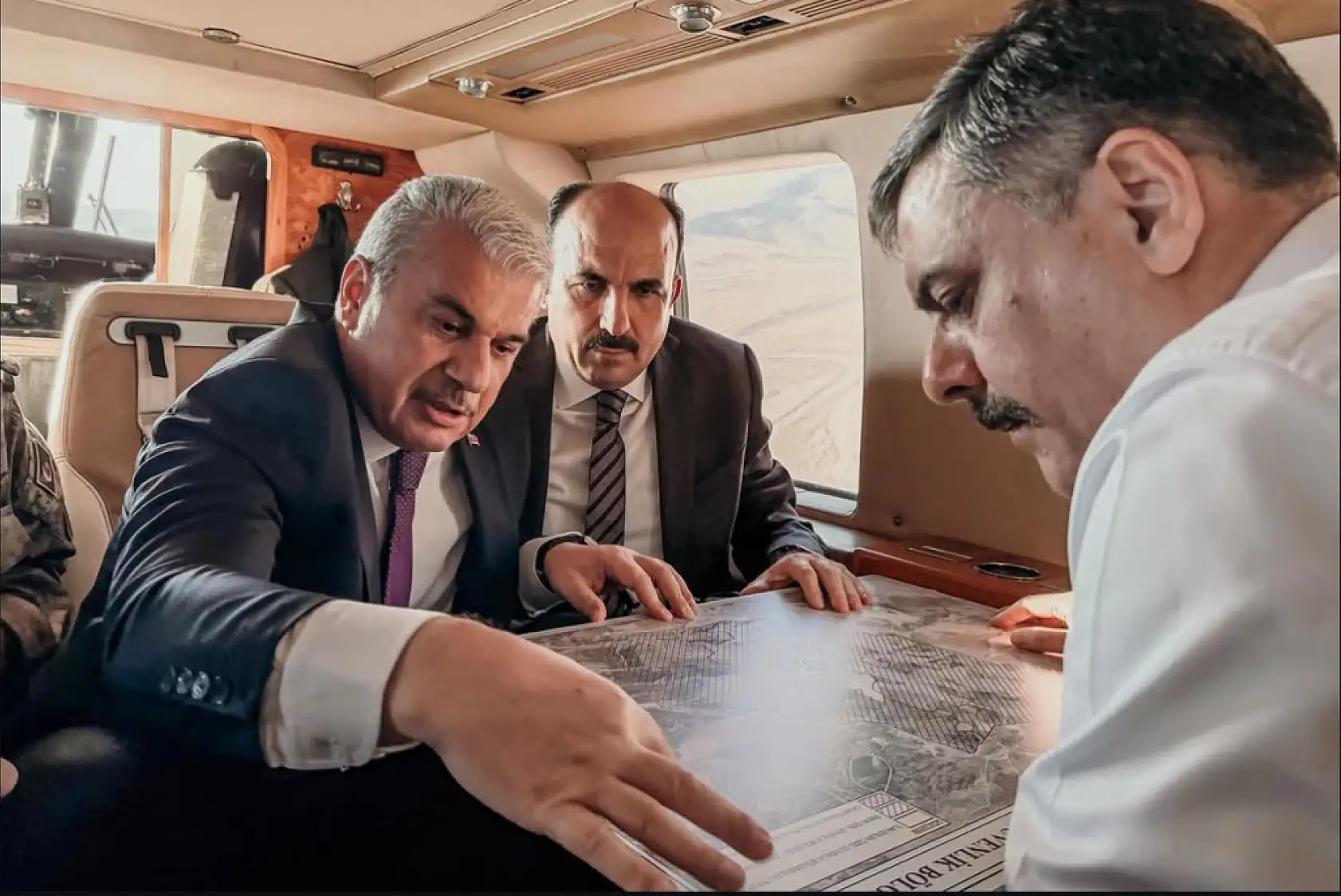Konya'da üst düzey güvenlik teması! Kahramanlar ocağı havadan incelendi