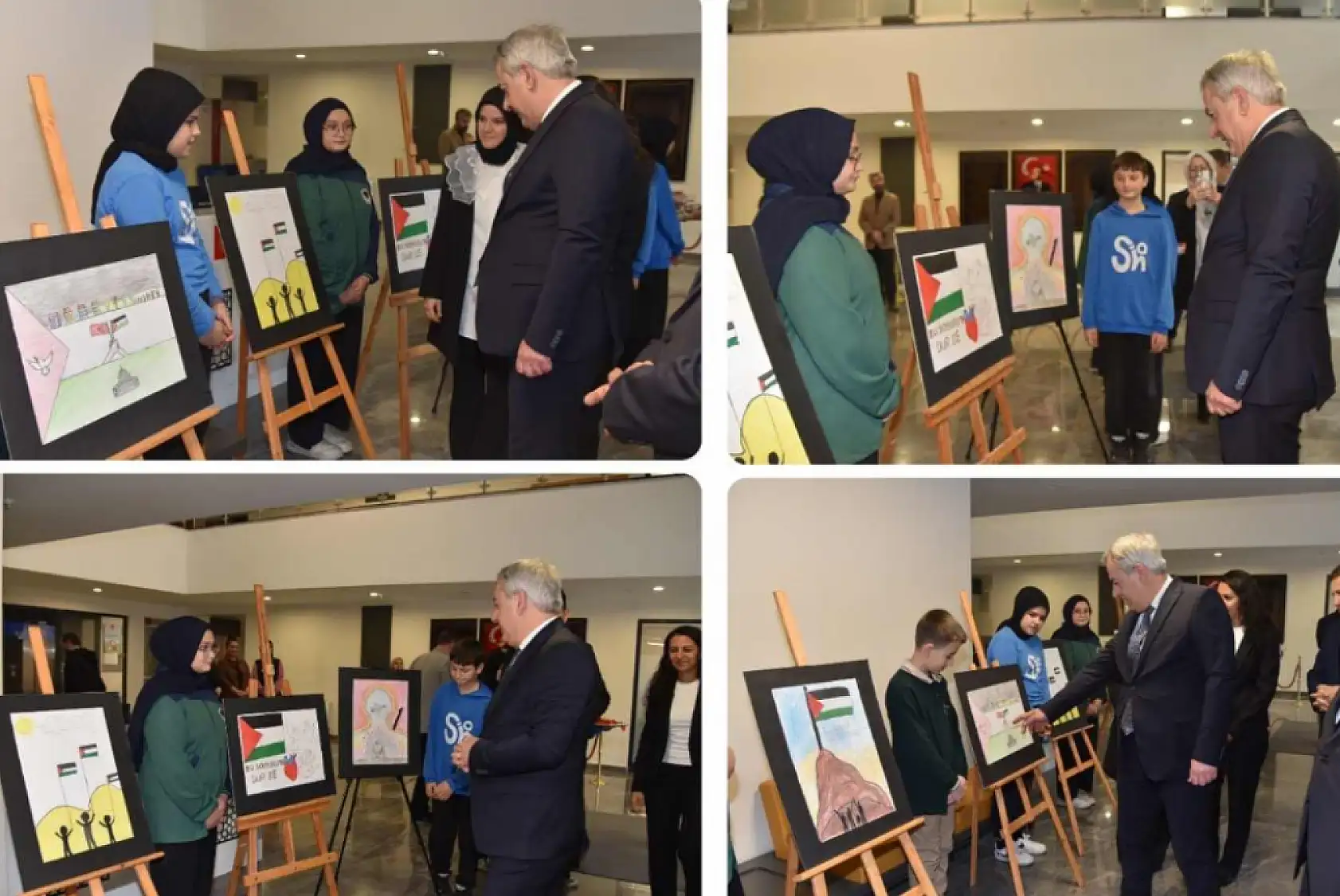 Konya'da Filistin için dikkat çeken sergi!