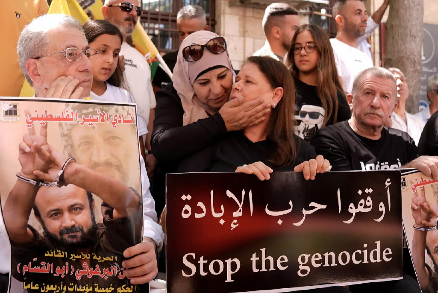 Ramallah'ta İsrail hapishanelerindeki Filistinlilere destek gösterisi düzenlendi