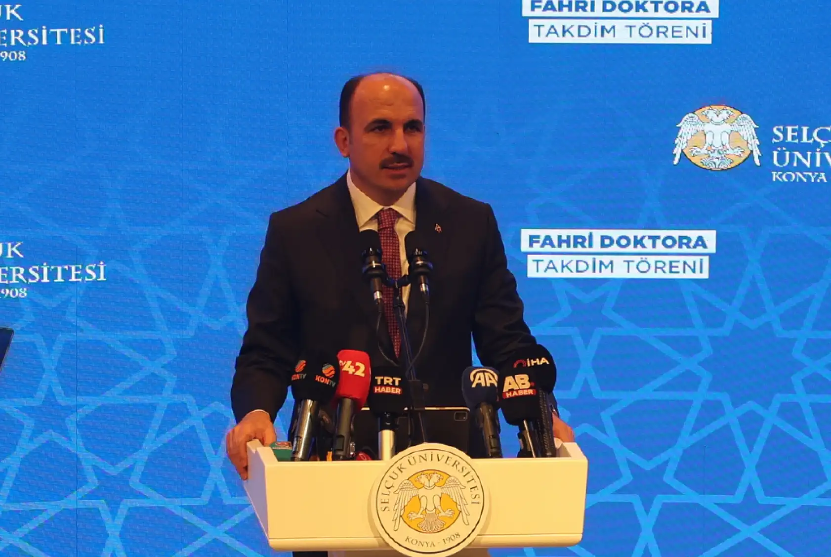 Bakan Murat Kurum'a Konya'dan vefa: Fahri doktora unvanı verildi!