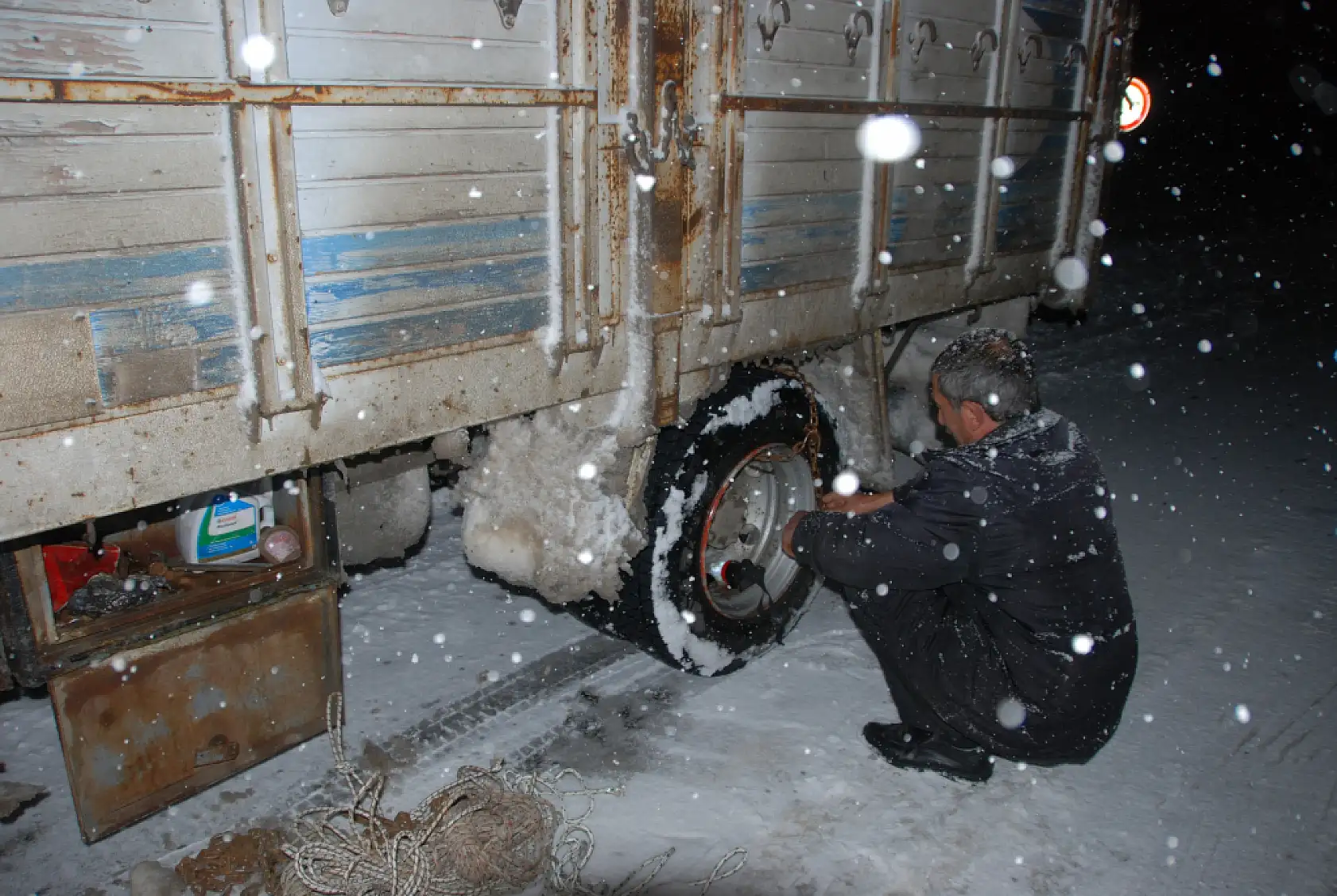 Konya bağlantısında beyaz mesai: Ekipler teyakkuzda