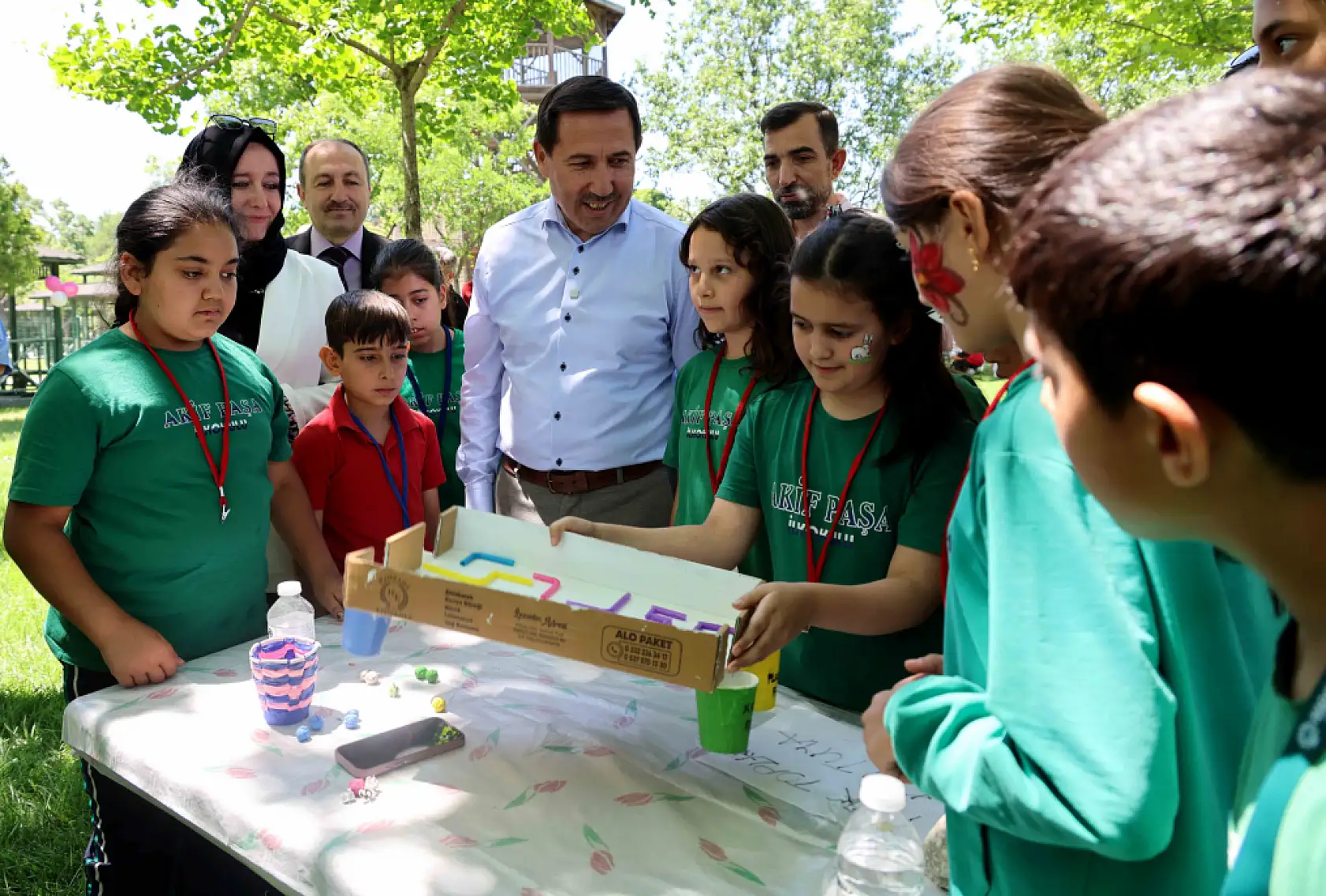 Konya'da çocuklar doğayla öğrendi: Üreterek mezun oldu