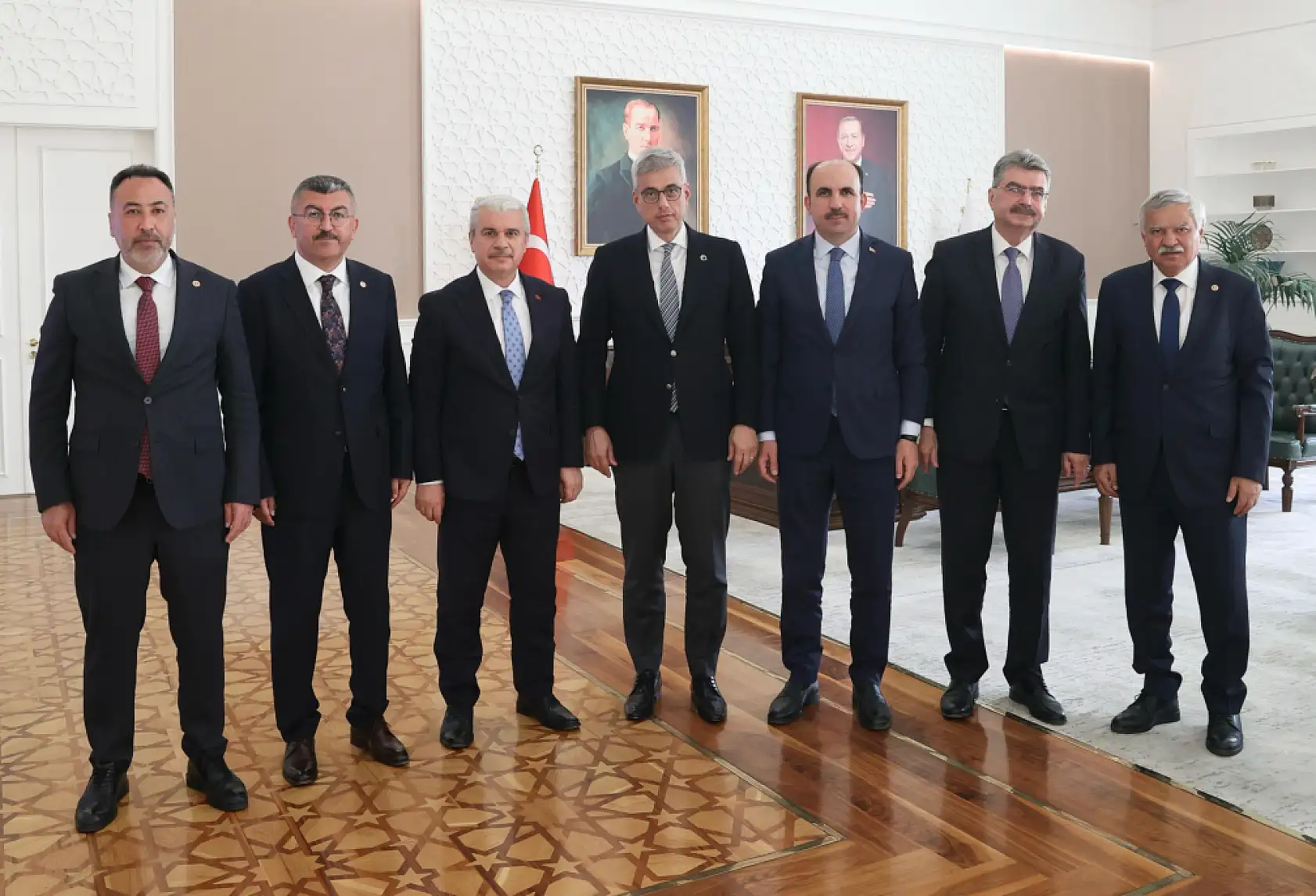 Konya protokolü başkentte temas trafiğinde