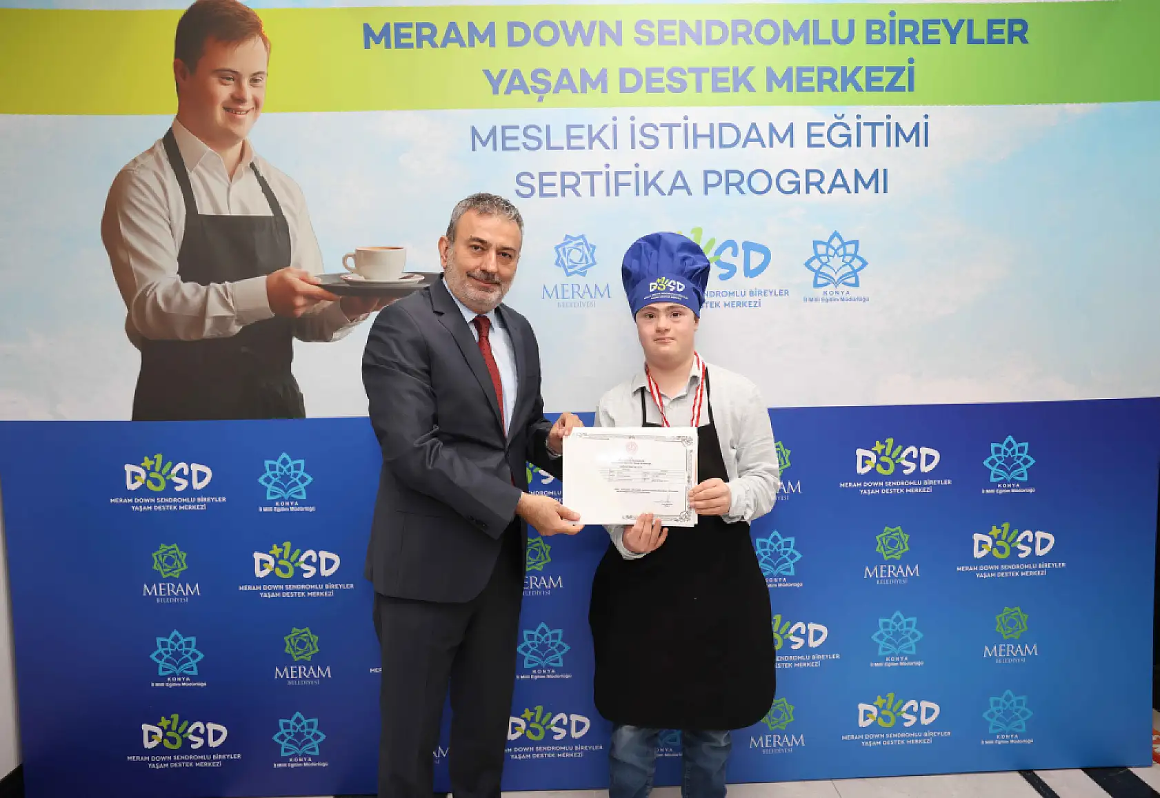 DOSD Meram'da ilk mezuniyet heyecanı yaşandı