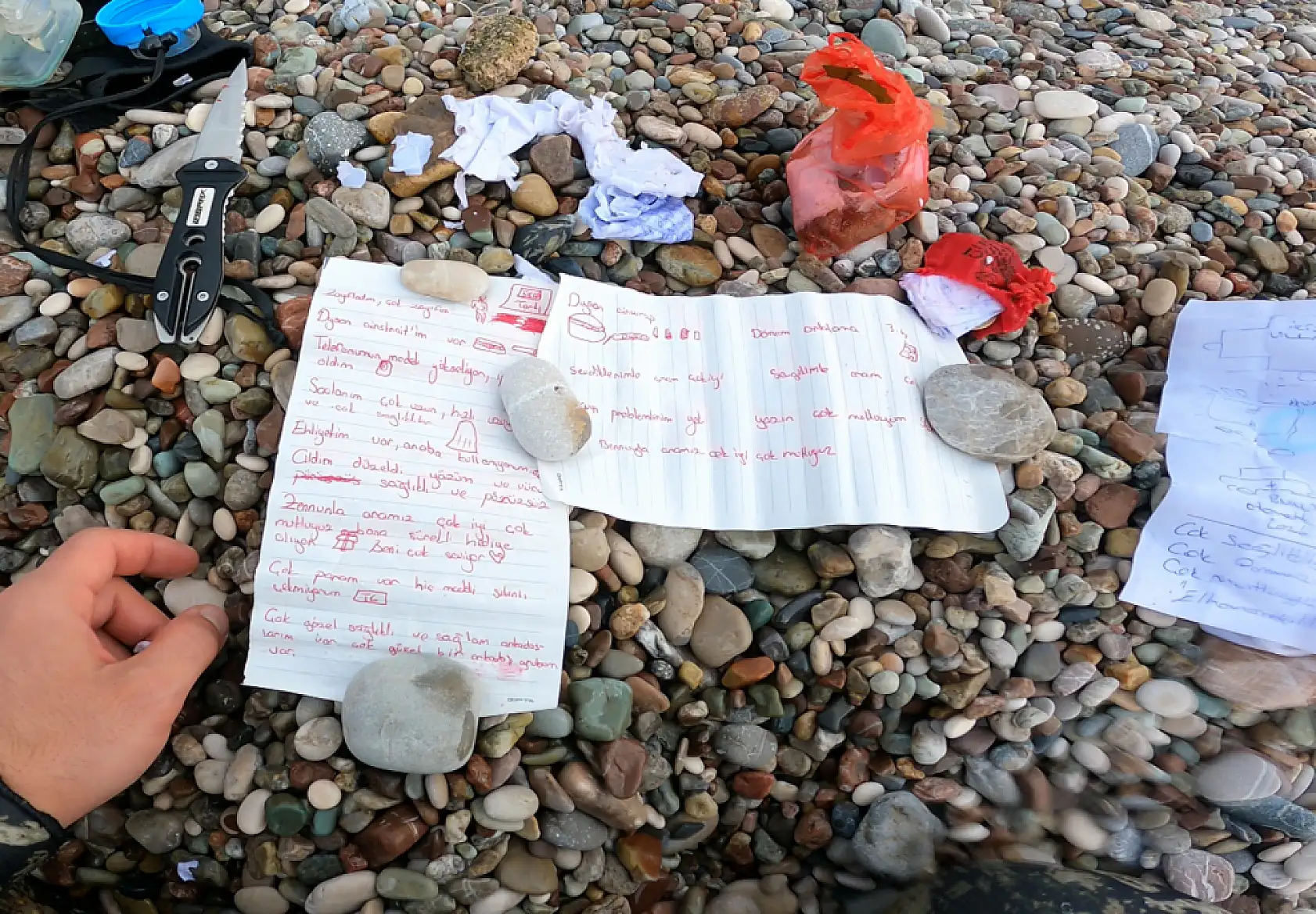 Suya bırakılan hayaller dalgıçların hedefi oldu
