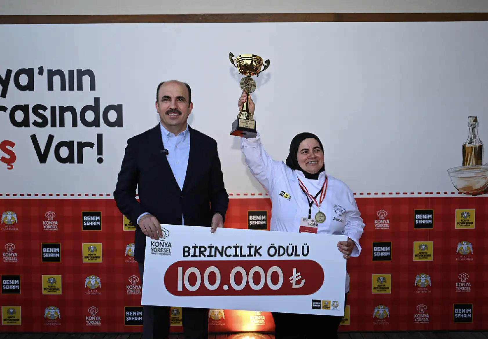 Konya'nın yöresel lezzetleri görücüye çıktı! Büyük ödül sahibini buldu
