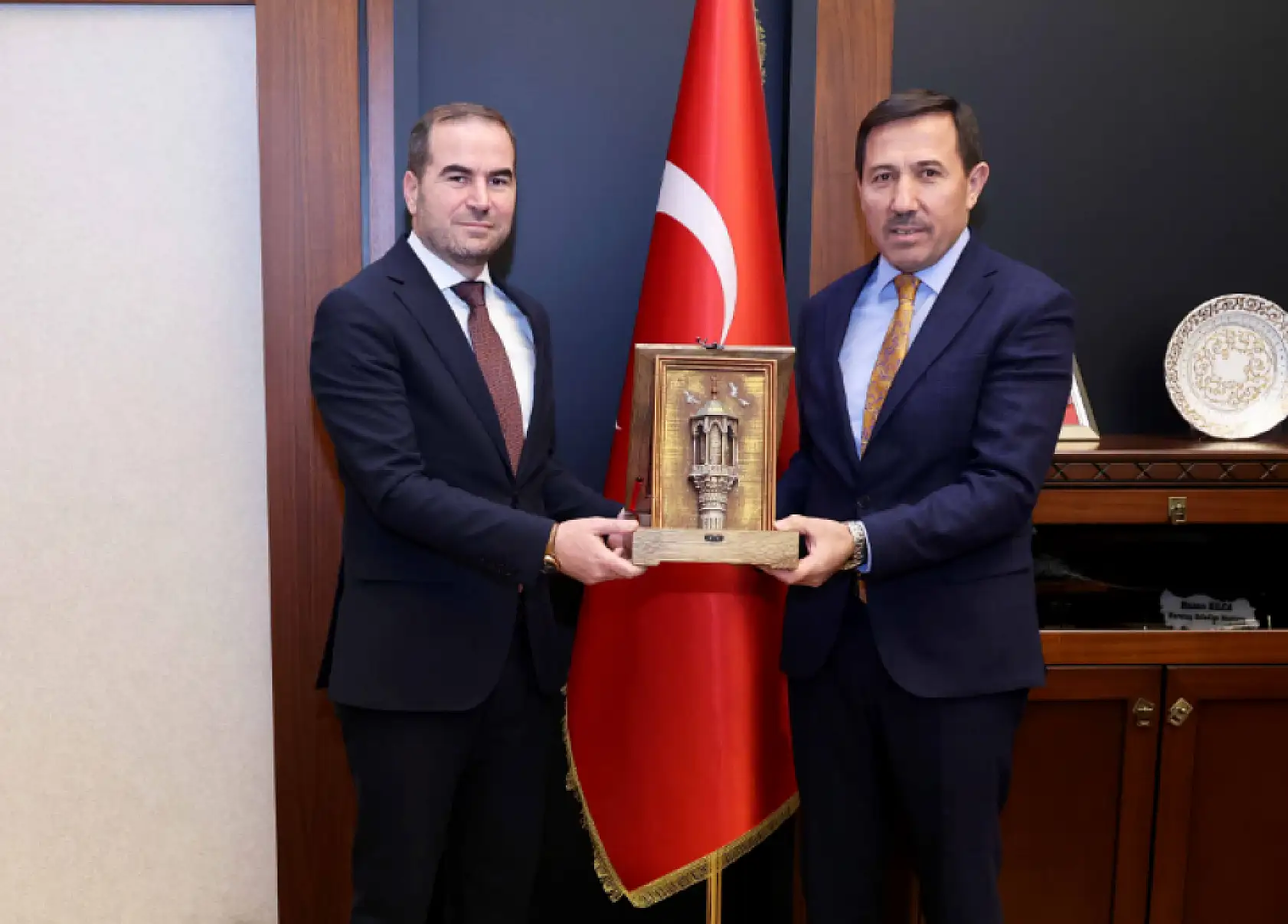 Kuzey Makedonya'dan Konya'ya gelen heyet Başkan Kılca ile görüştü!