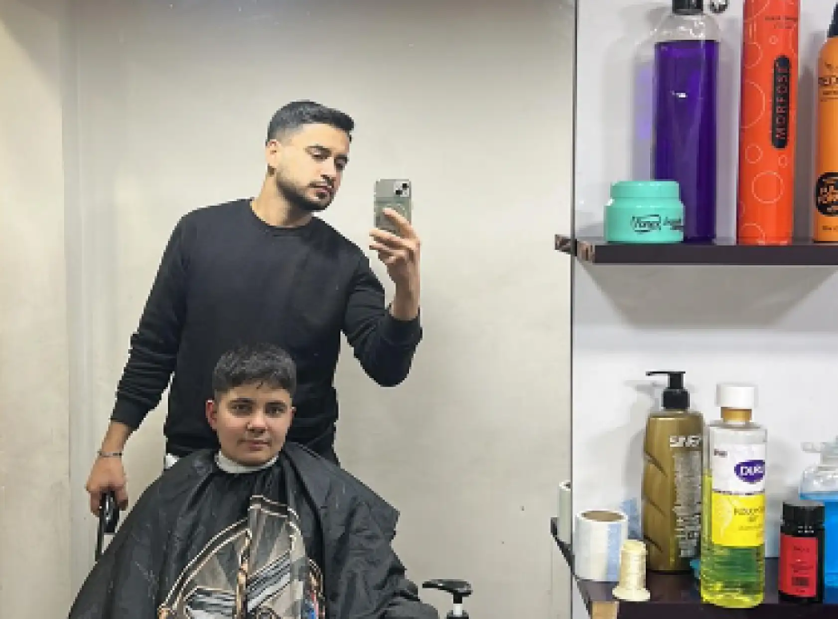 Konya'da berber esnafı: Piyasada durgunluk var