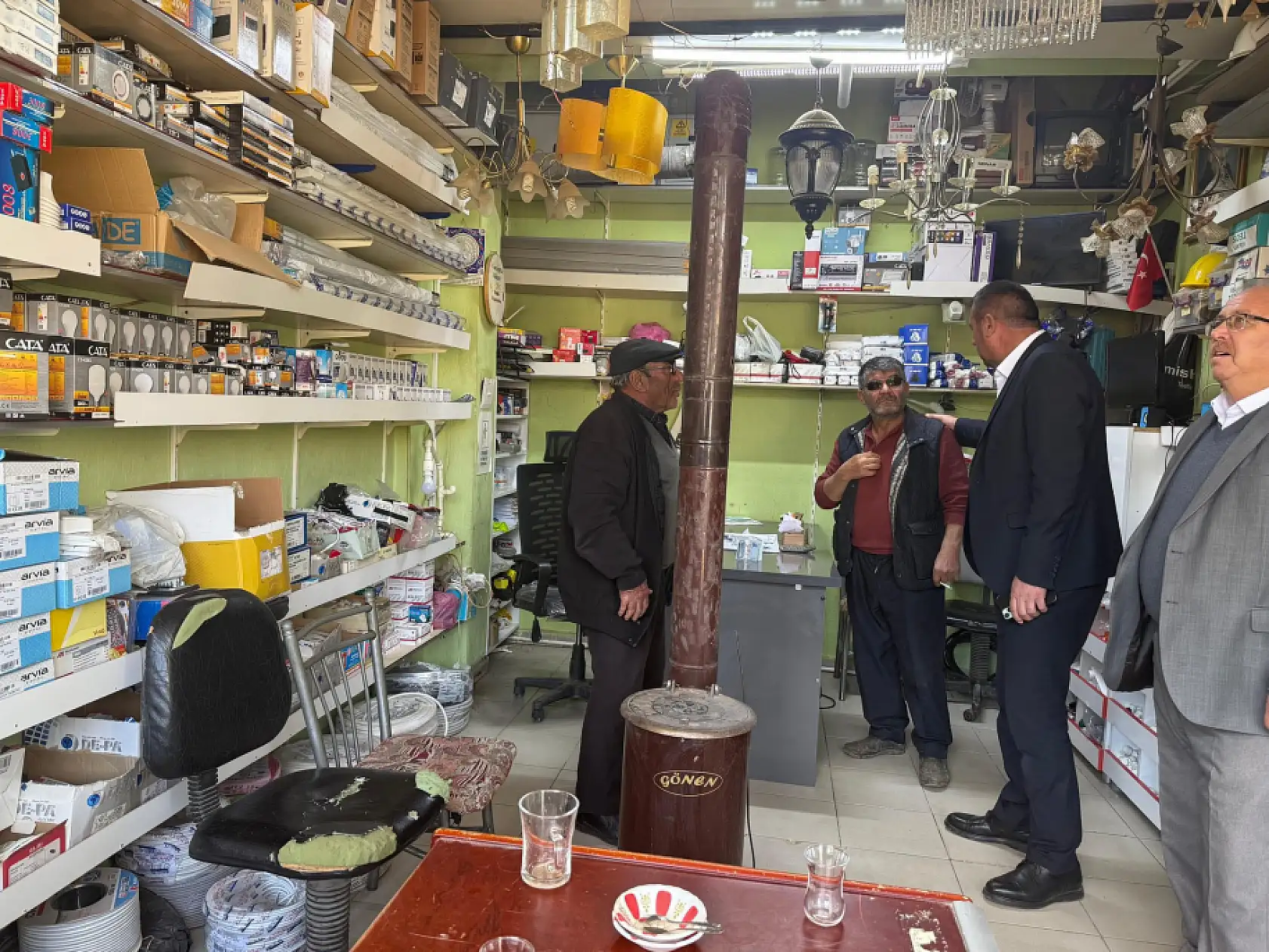 Doğanhisar'da mahalle ziyaretleri devam ediyor