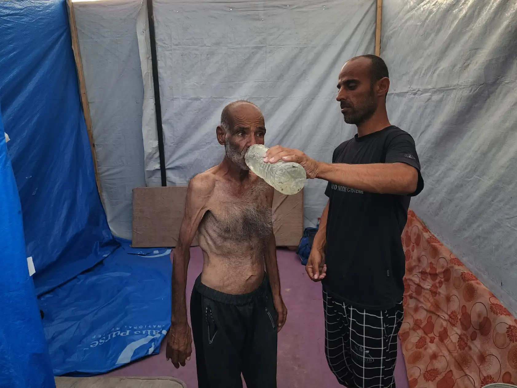 Gazze'de açlıkla mücadele: 75 yaşındaki Hasan Ebu Seble hayatta kalma savaşı veriyor