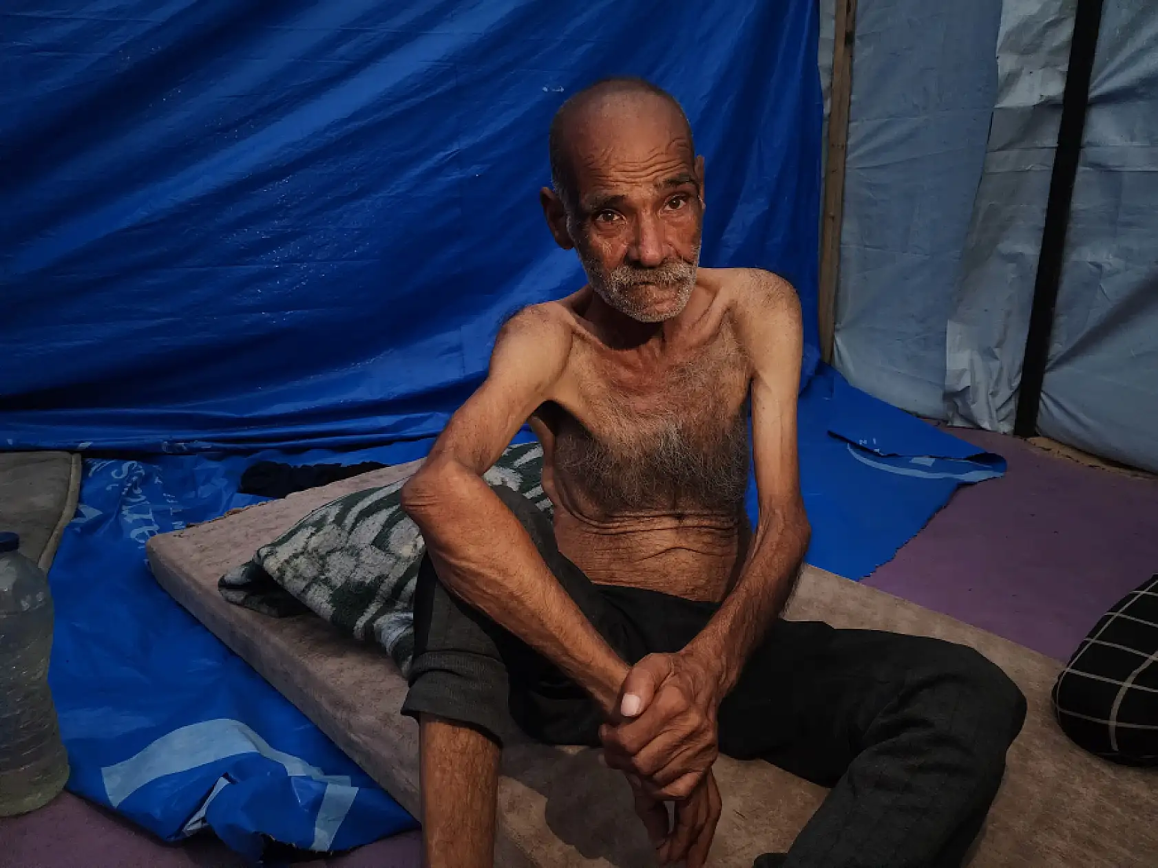 Gazze'de açlıkla mücadele: 75 yaşındaki Hasan Ebu Seble hayatta kalma savaşı veriyor