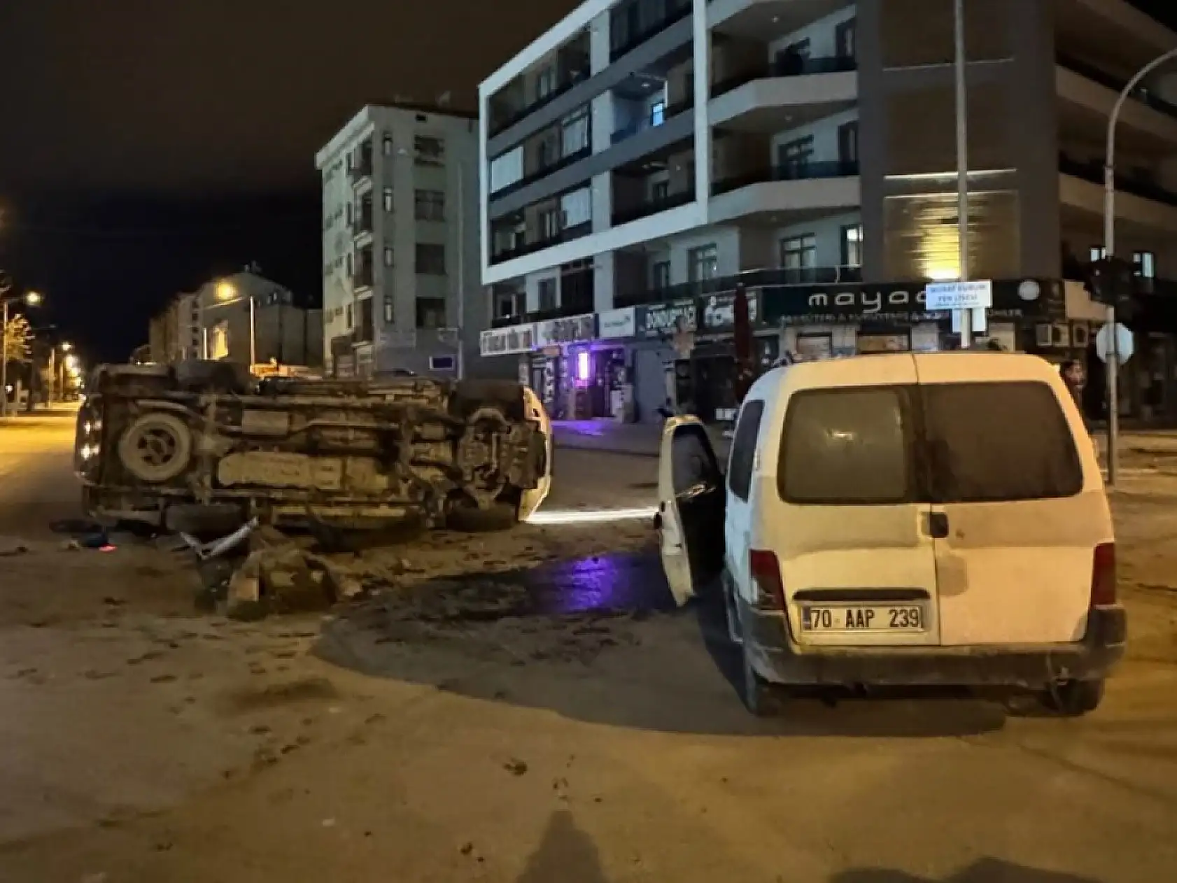 Konya'da korkutan kaza: Ölümden döndüler!