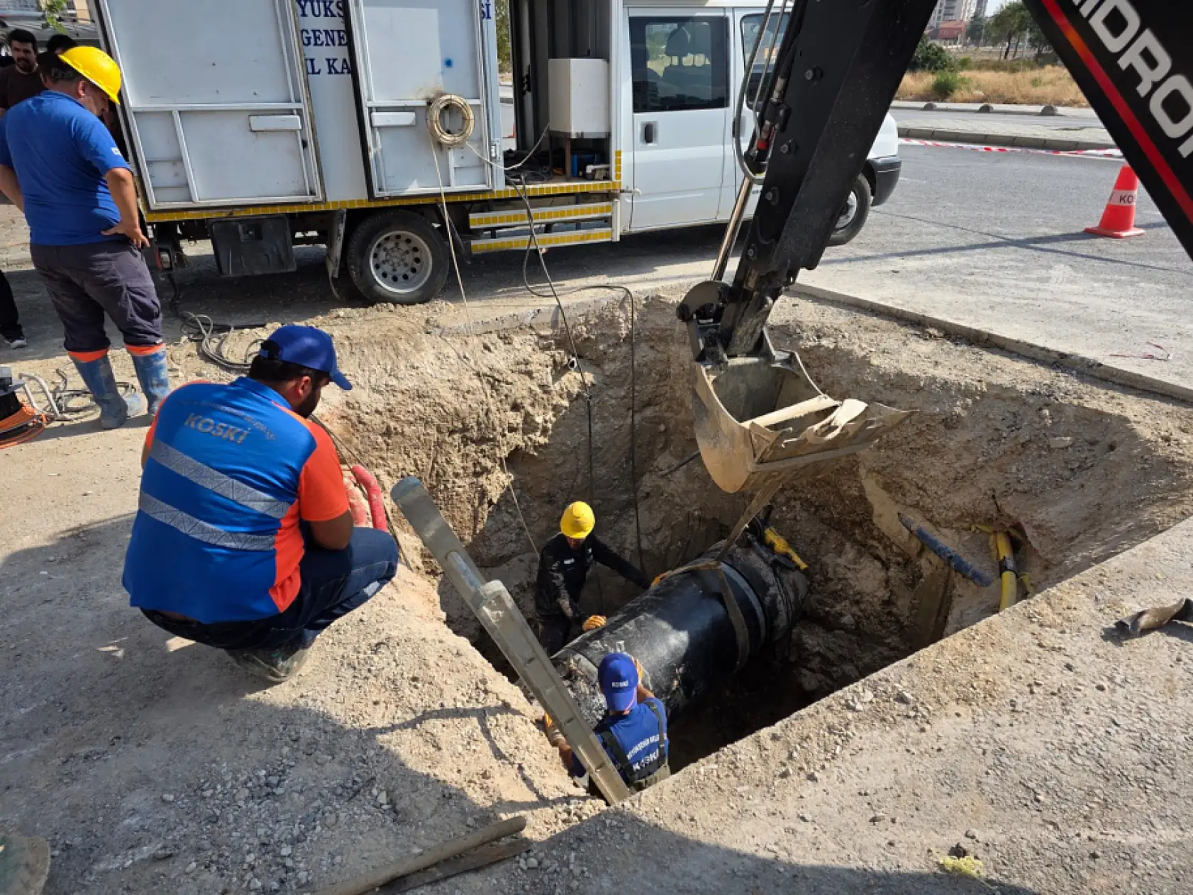Konya'da içme suyu hattında kapsamlı değişim! 700 milimetrelik hat için düğmeye basıldı