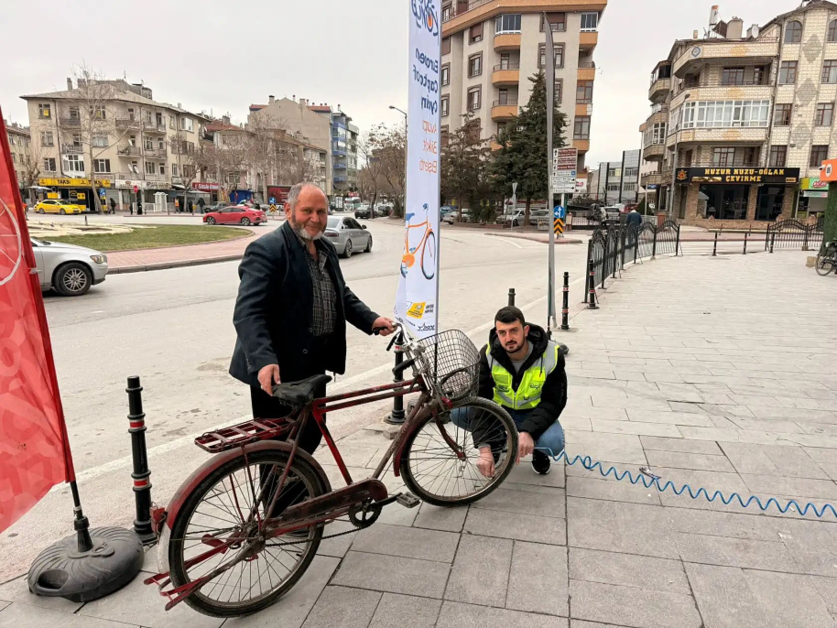 Pedal dostu Konya'da kış programı: Ücretsiz tamir aracı ve hediyeler yolda
