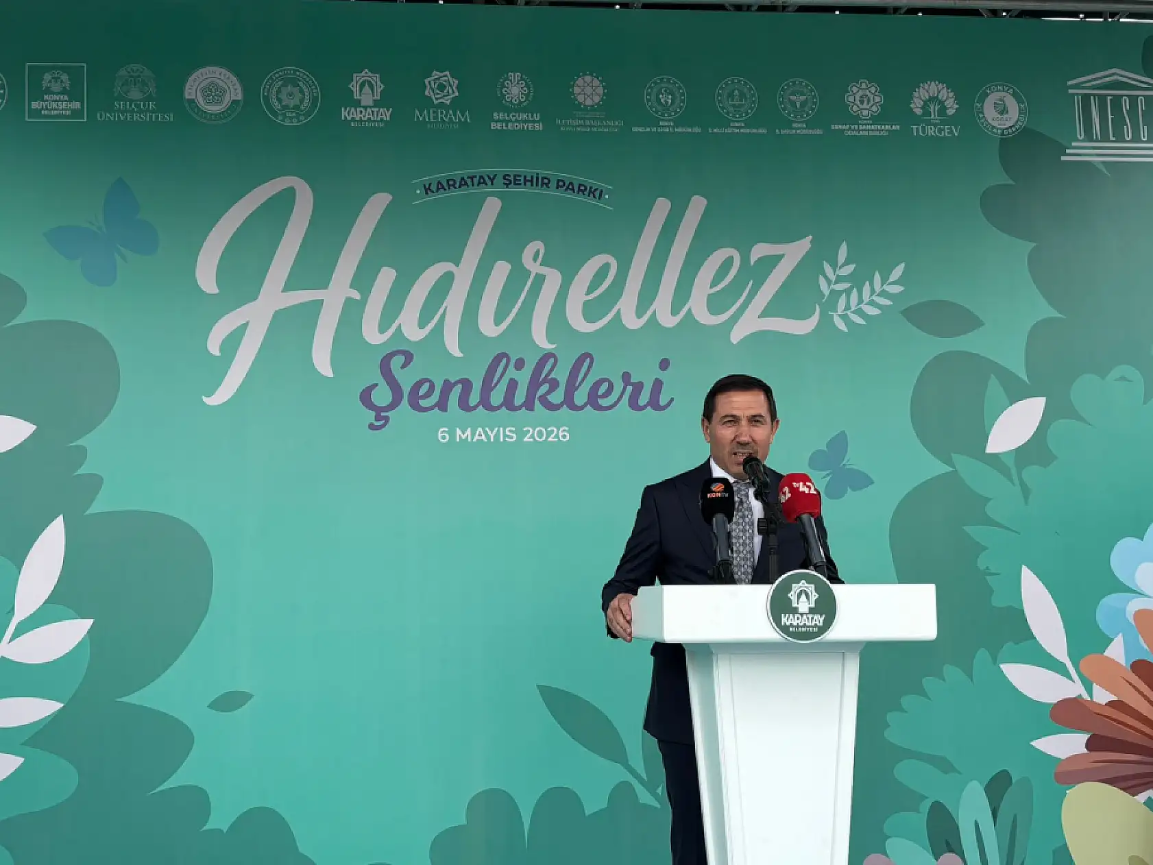 Baharın müjdecisi Hıdırellez Konya'da dev organizasyonla kutlandı