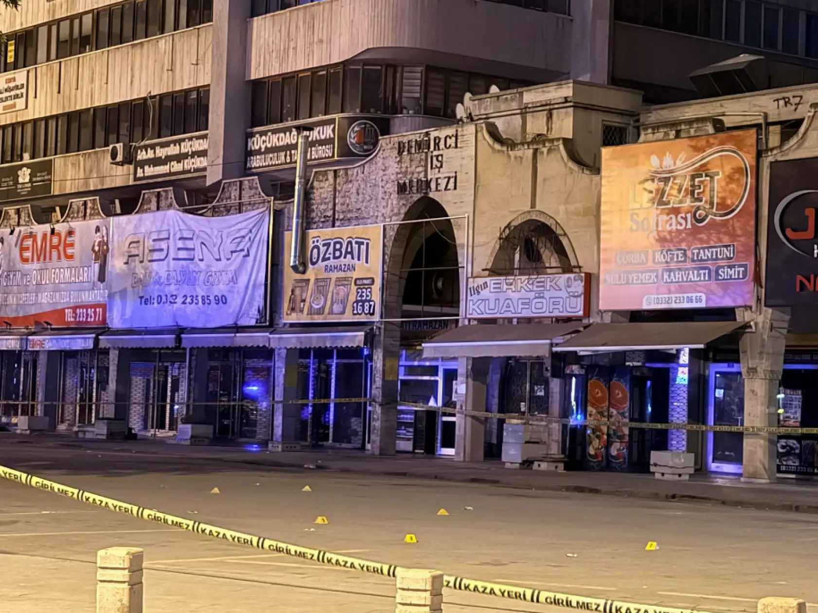 Konya'da hareketli dakikalar: İş merkezi önünde silah sesleri polisi alarma geçirdi!