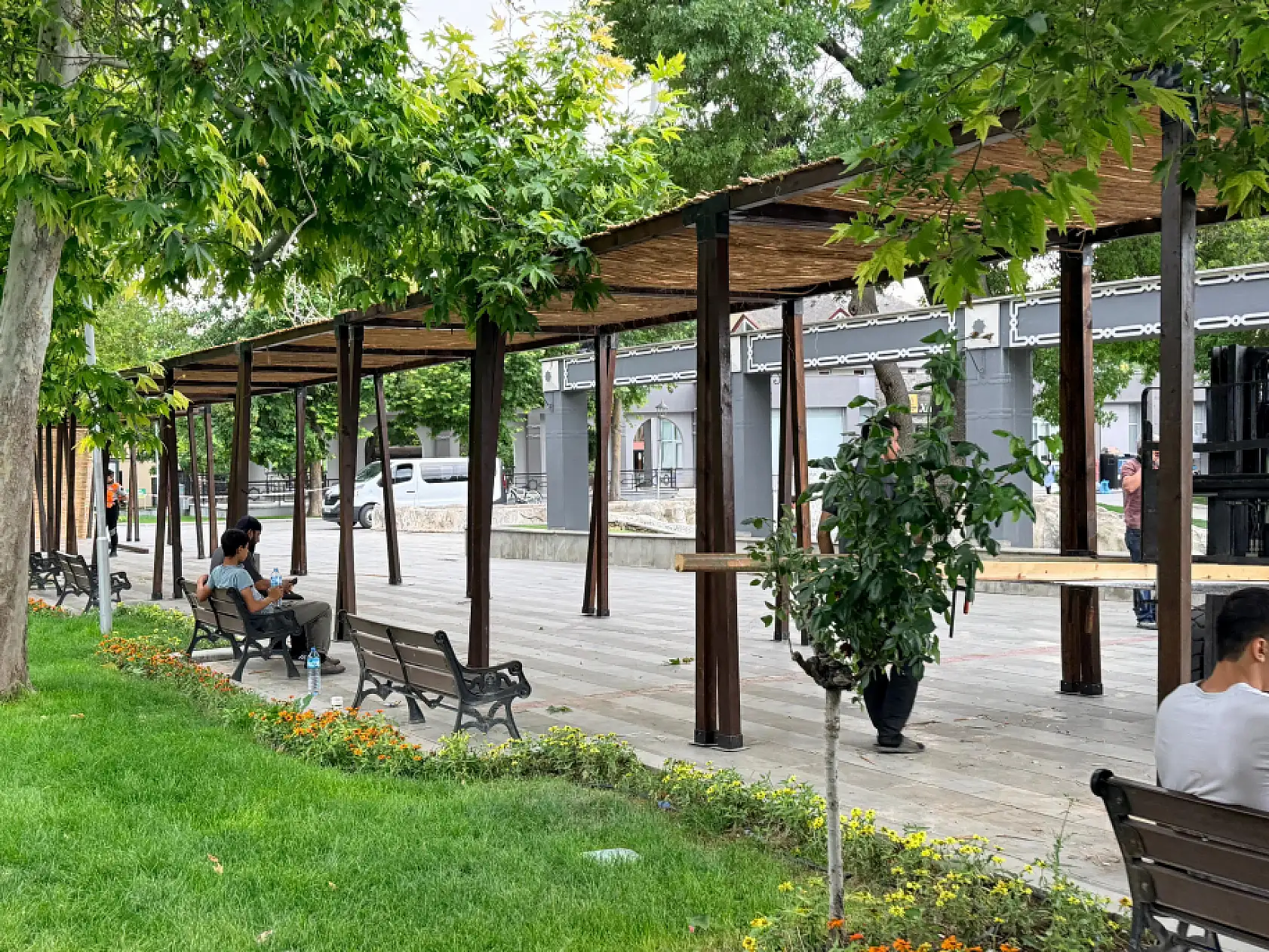 Konyalılar rahat bir nefes alacak! Kültürpark'ta sıcağa karşı yeni sığınak