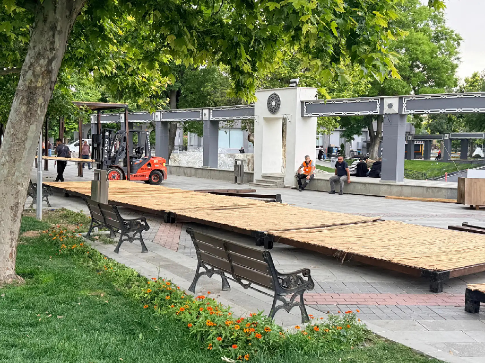 Konyalılar rahat bir nefes alacak! Kültürpark'ta sıcağa karşı yeni sığınak