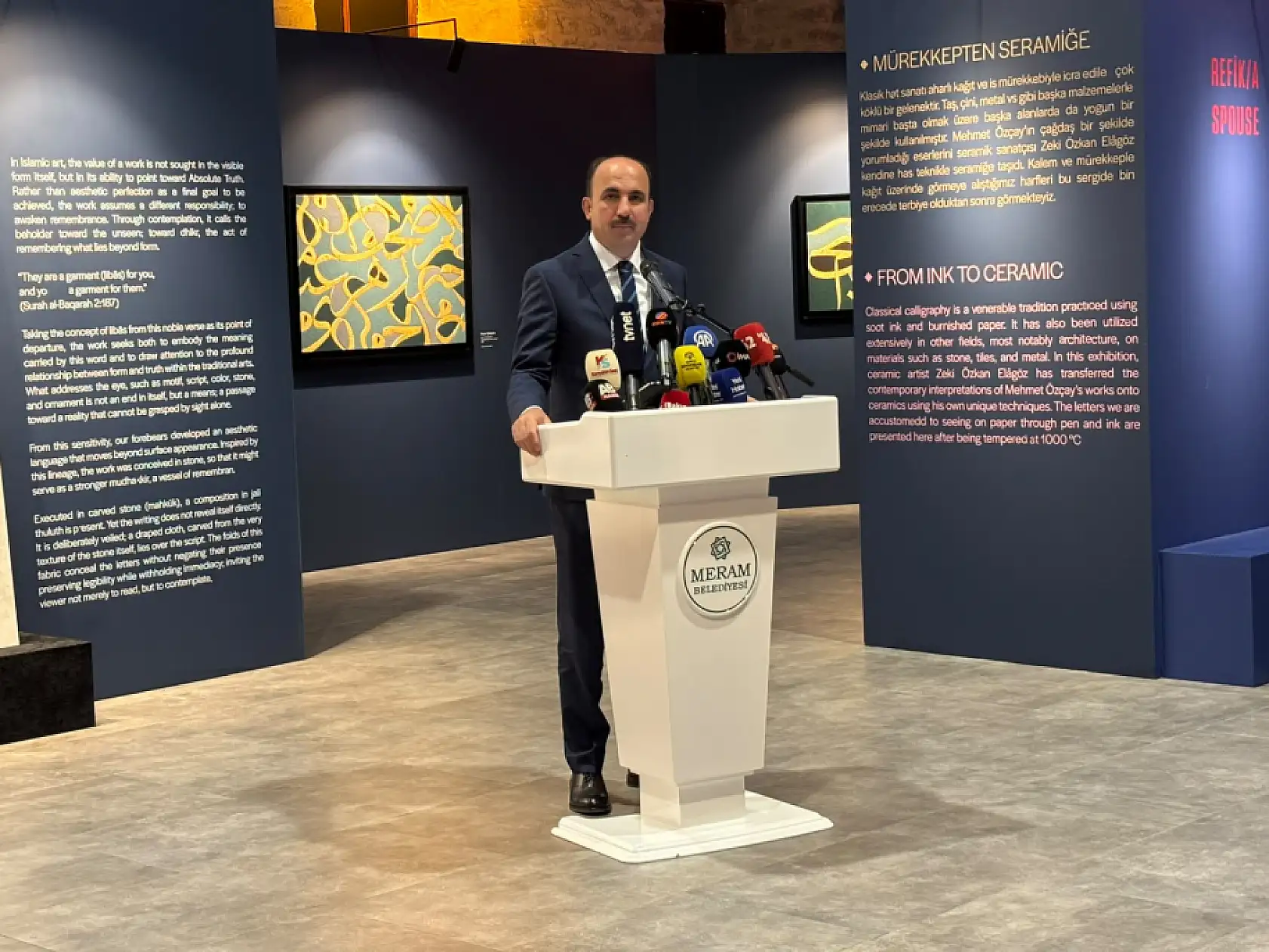 Konya'da 'Hâne' İslam Sanatları Sergisi kapılarını açtı