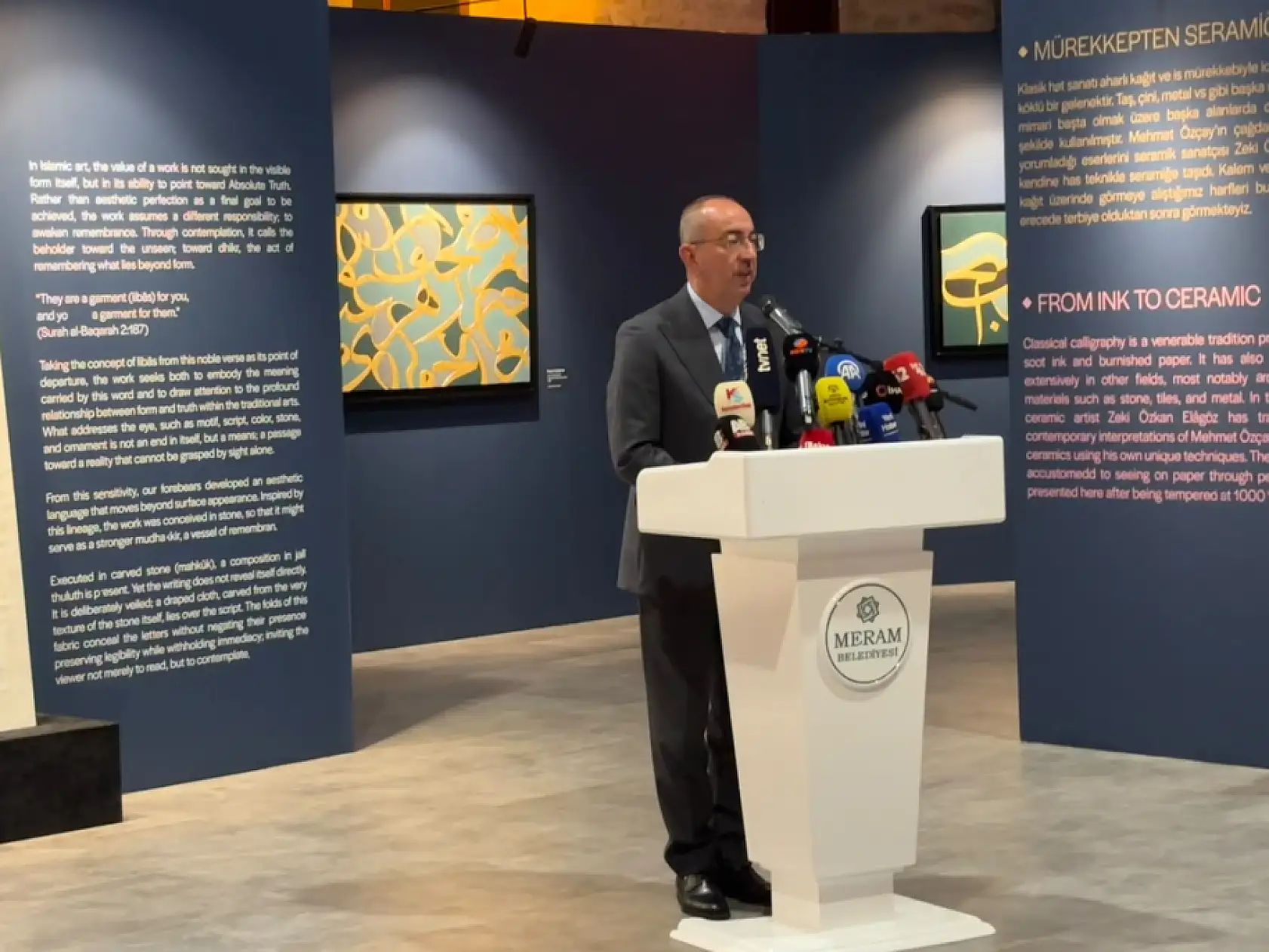 Konya'da 'Hâne' İslam Sanatları Sergisi kapılarını açtı