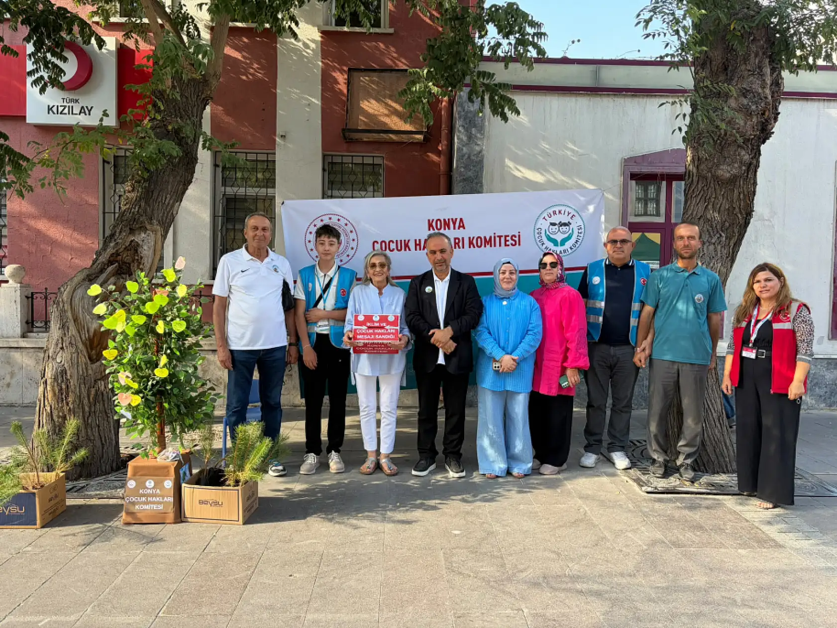 Konya'da COP31 kapsamında dikkat çeken etkinlik! Çocuklar geleceğe mesaj bıraktı
