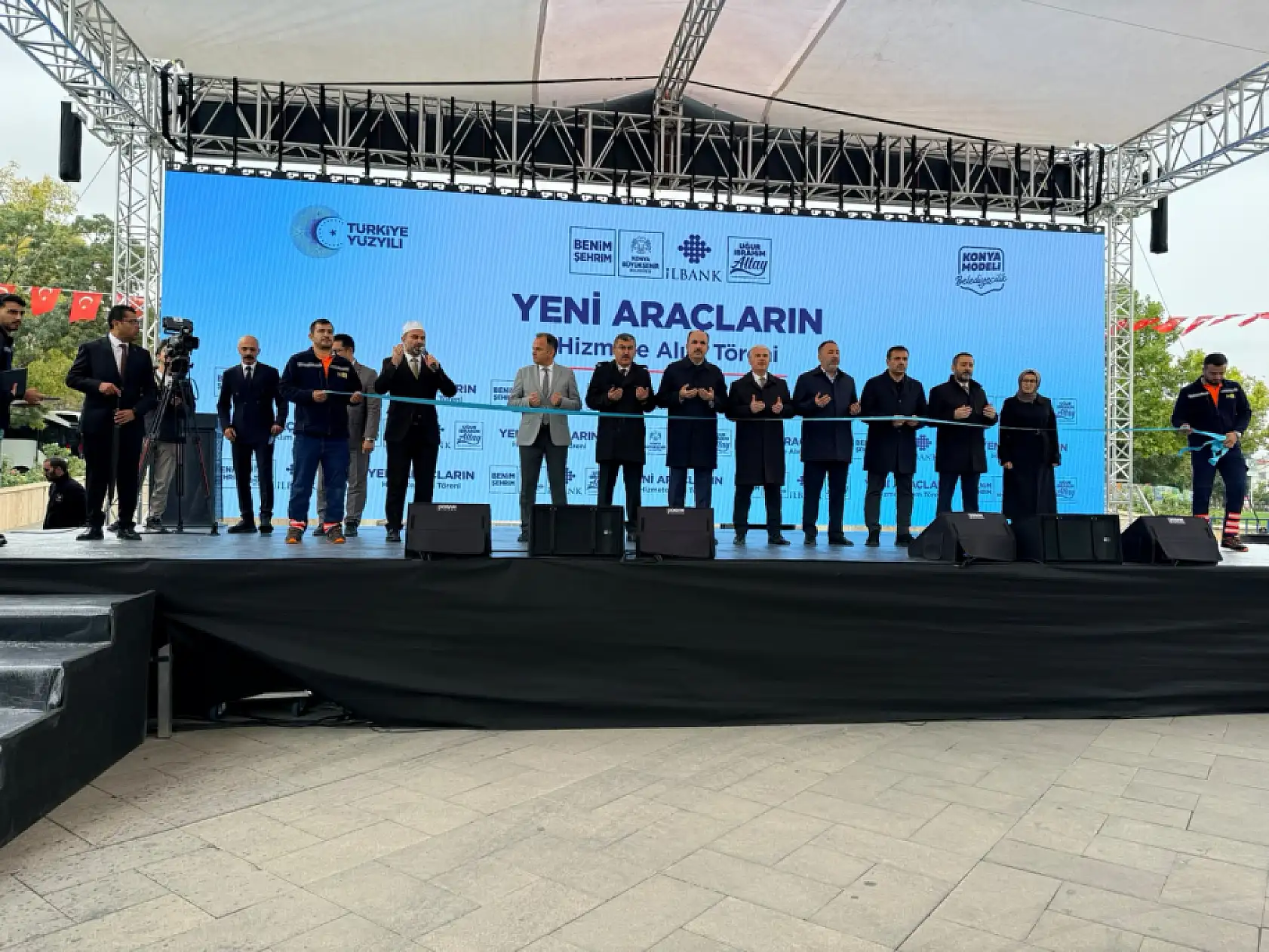 Konya'da 419 milyon liralık dev filo! 54 yeni araç hizmete girdi