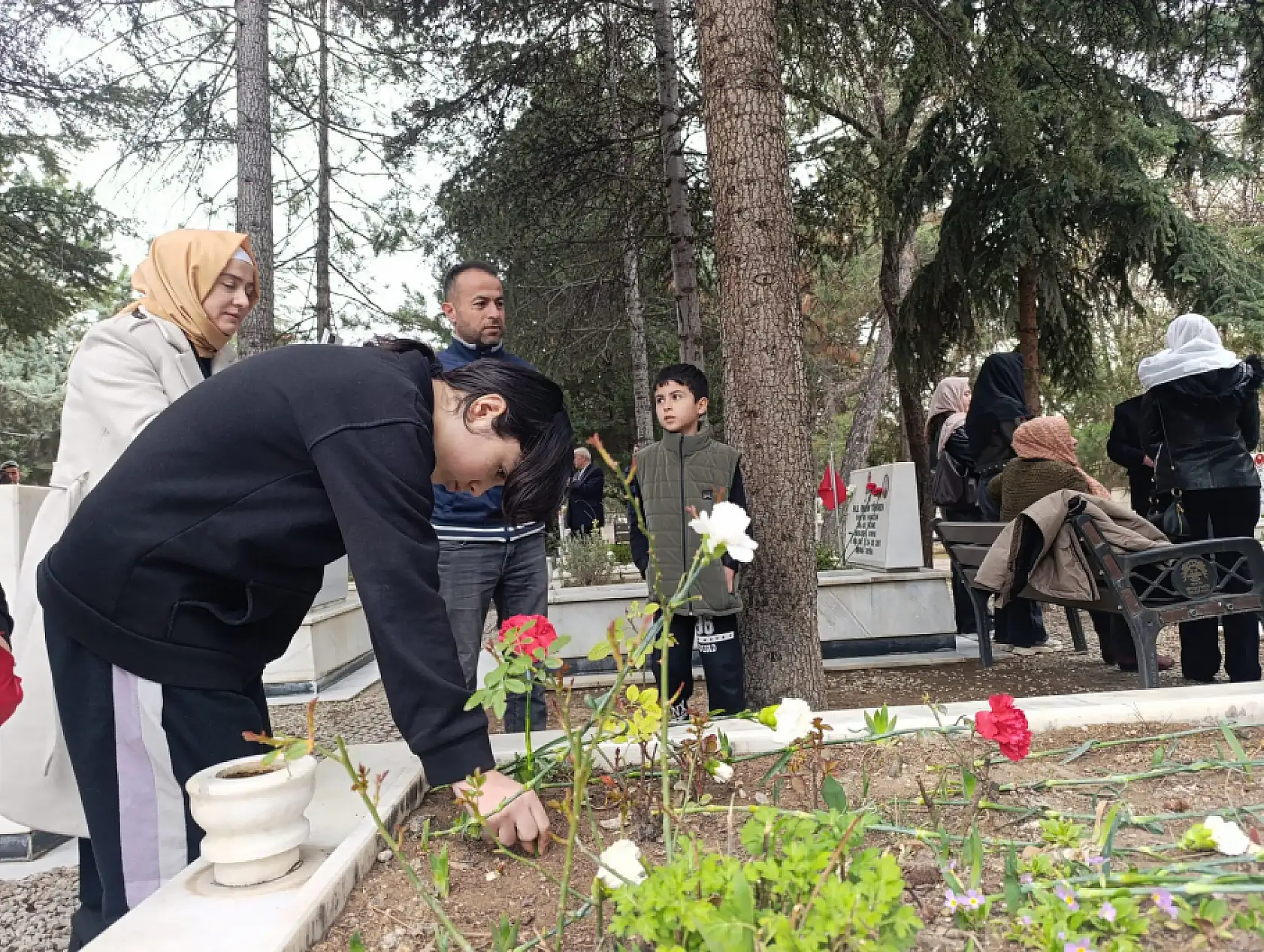 Konyalı gazi söylemleriyle duygulandırdı: 'Onlar şehit olmasaydı biz burada olamazdık'