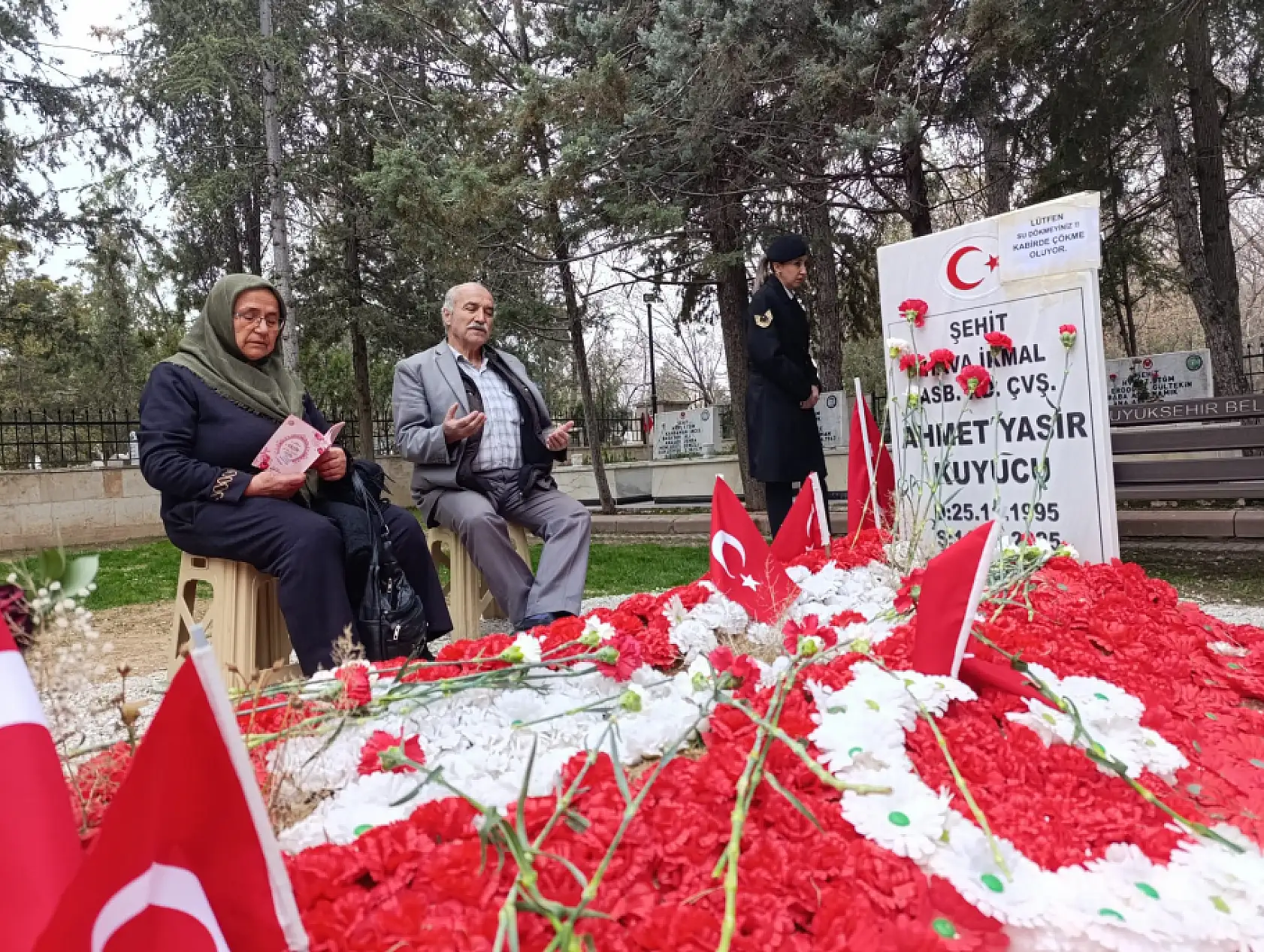 Konyalı gazi söylemleriyle duygulandırdı: 'Onlar şehit olmasaydı biz burada olamazdık'