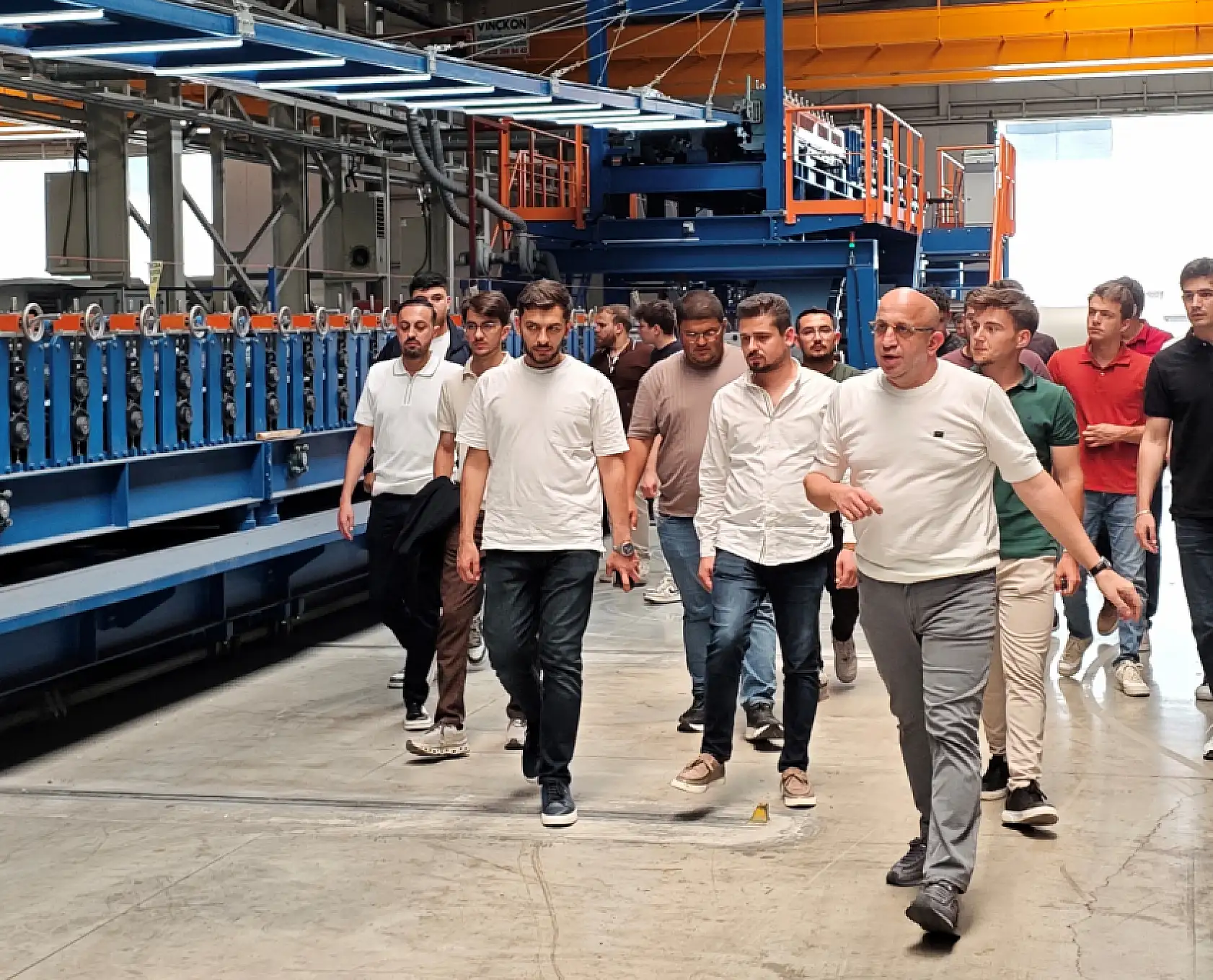 Genç KOMÜT, MEKPAN Panel'in üretim tesisini inceledi