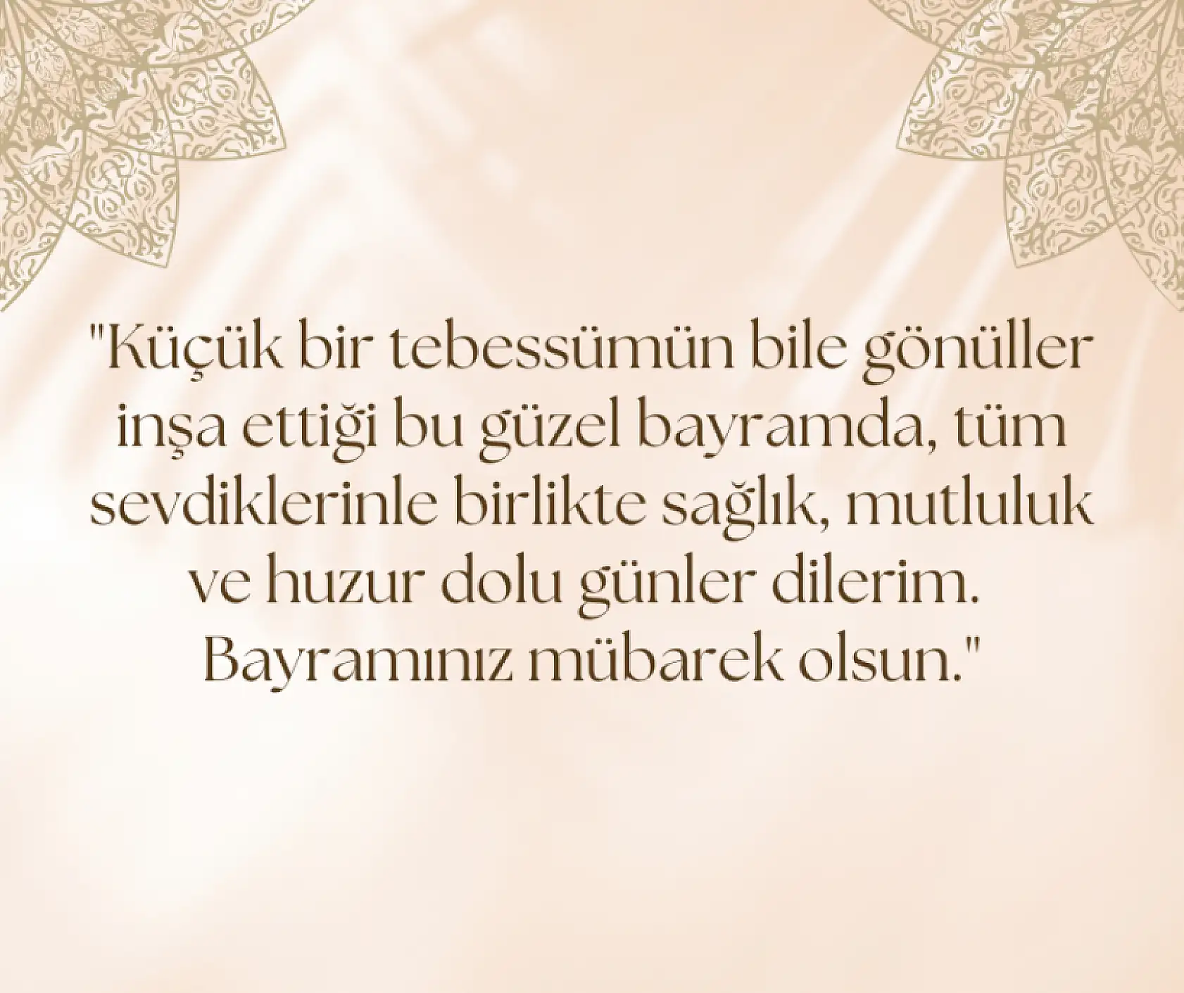 Ramazan Bayramı mesajları 2025: Sevdiklerinize bayramı hissettirin! Kısa, anlamlı, resimli bayram mesajları