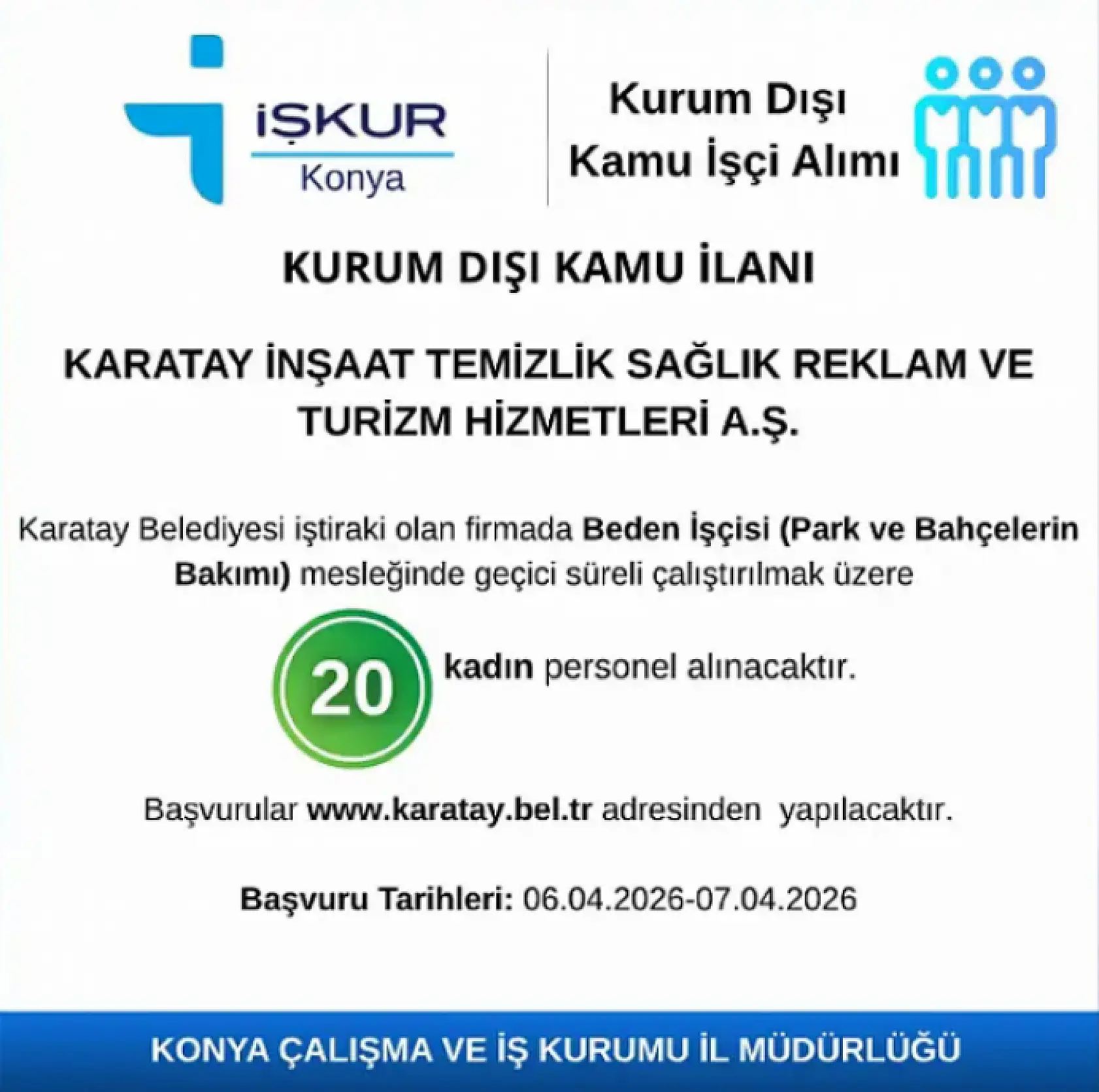 Konya'da iş arayanlar dikkat! Belediye işçi alımı yapacak: İşte şartlar!
