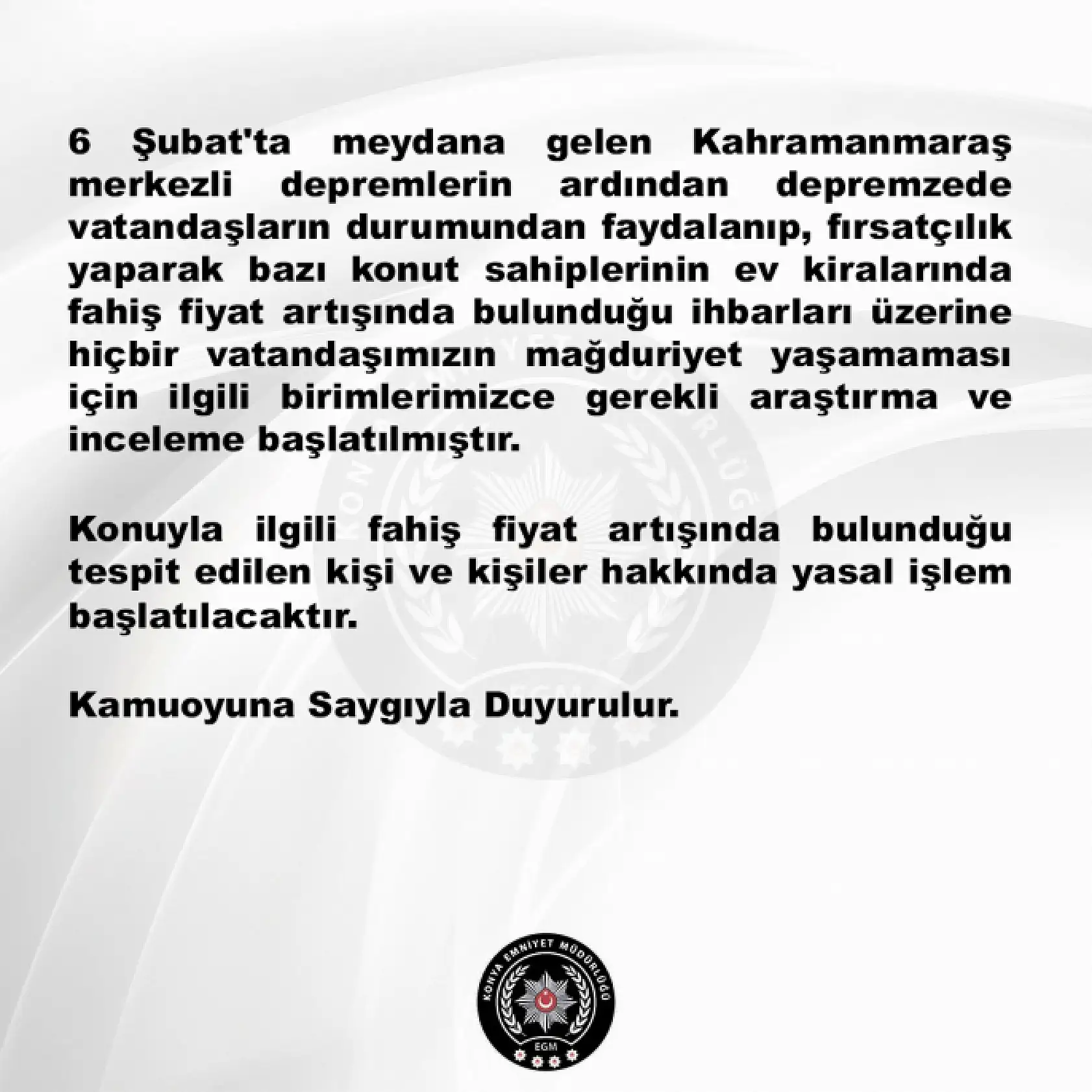 Konya Emniyeti harekete geçti! Konya'da bunu yapanlar şimdi yandı